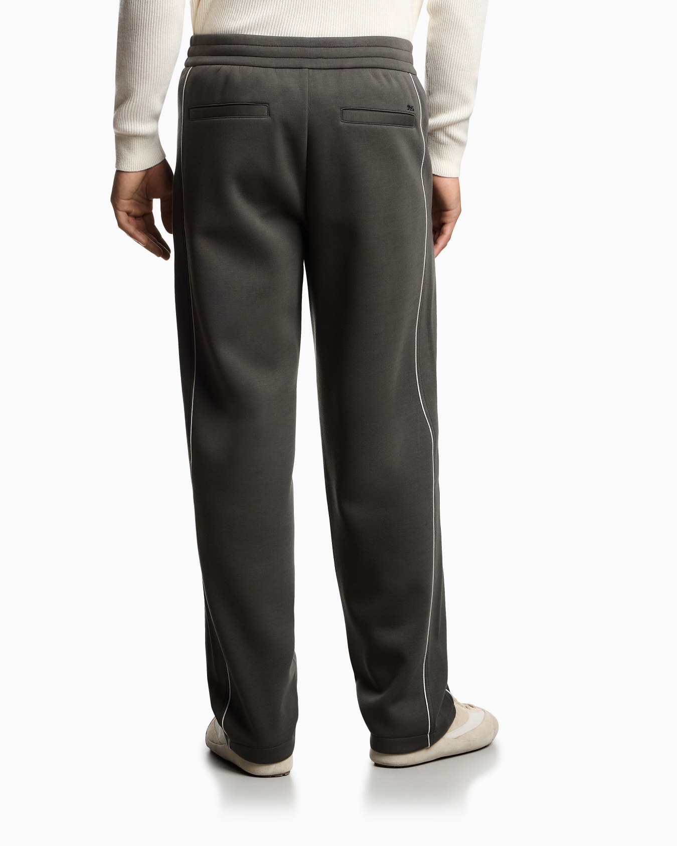 Pantalon en jersey double avec passepoil Diapositive 2