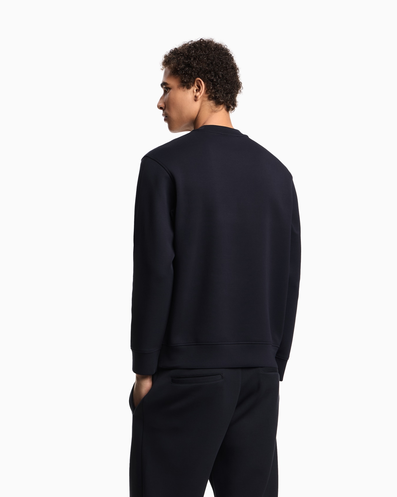 ASV double-jersey sweatshirt with oversized embroidery Slide 2