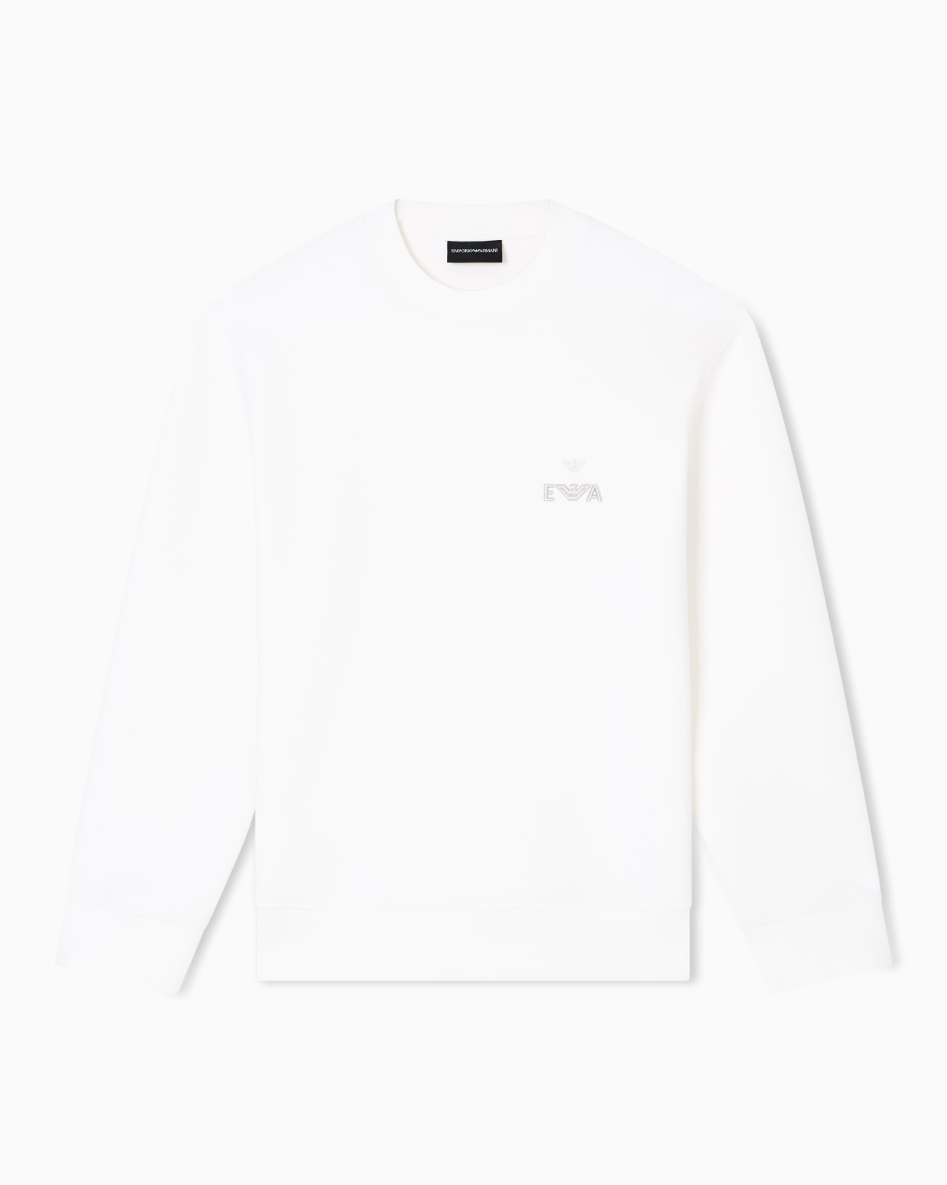 Sweat-shirt en jersey avec broderie EA très en relief ASV Diapositive 0