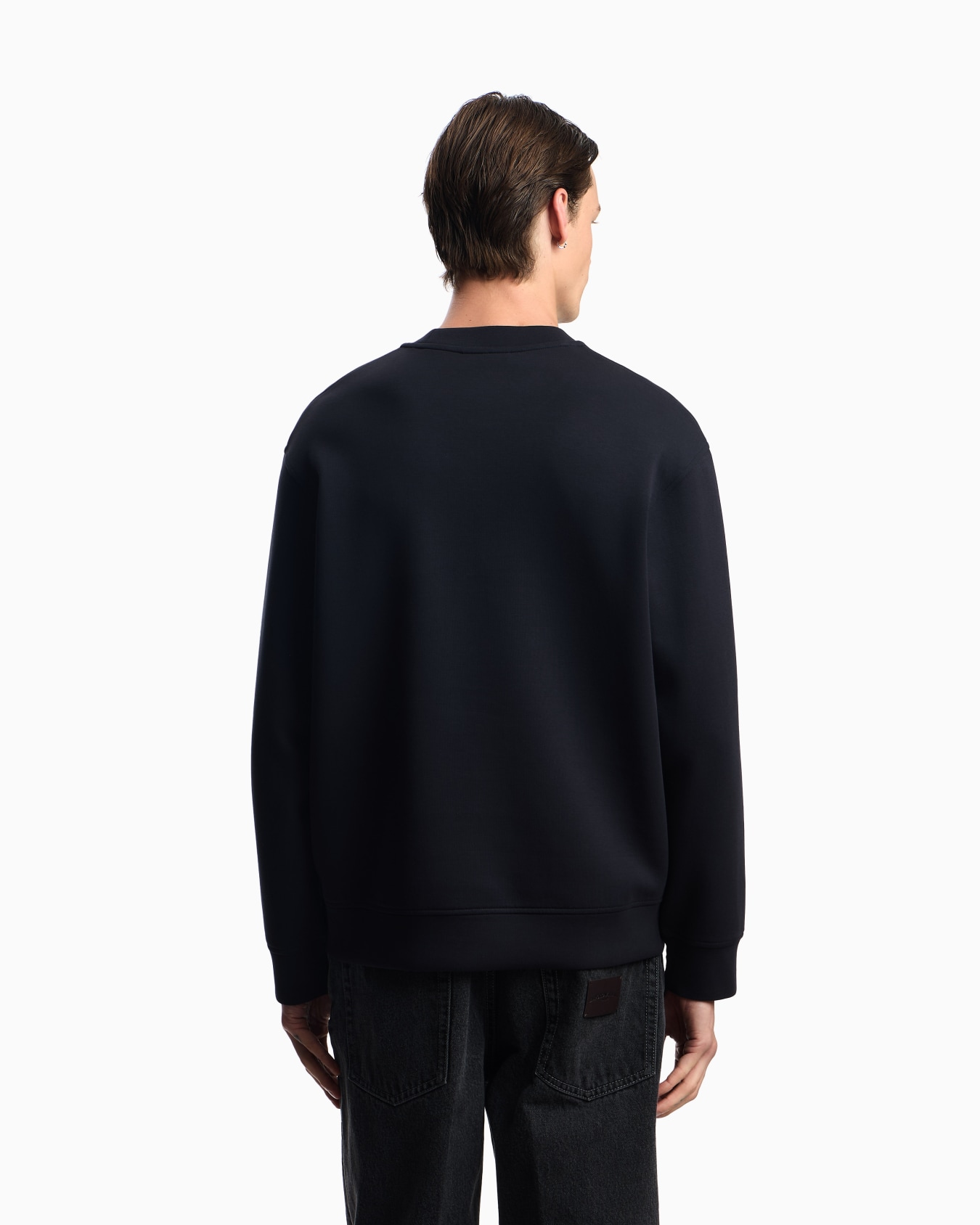 Sweat-shirt en jersey avec broderie EA très en relief ASV Diapositive 2