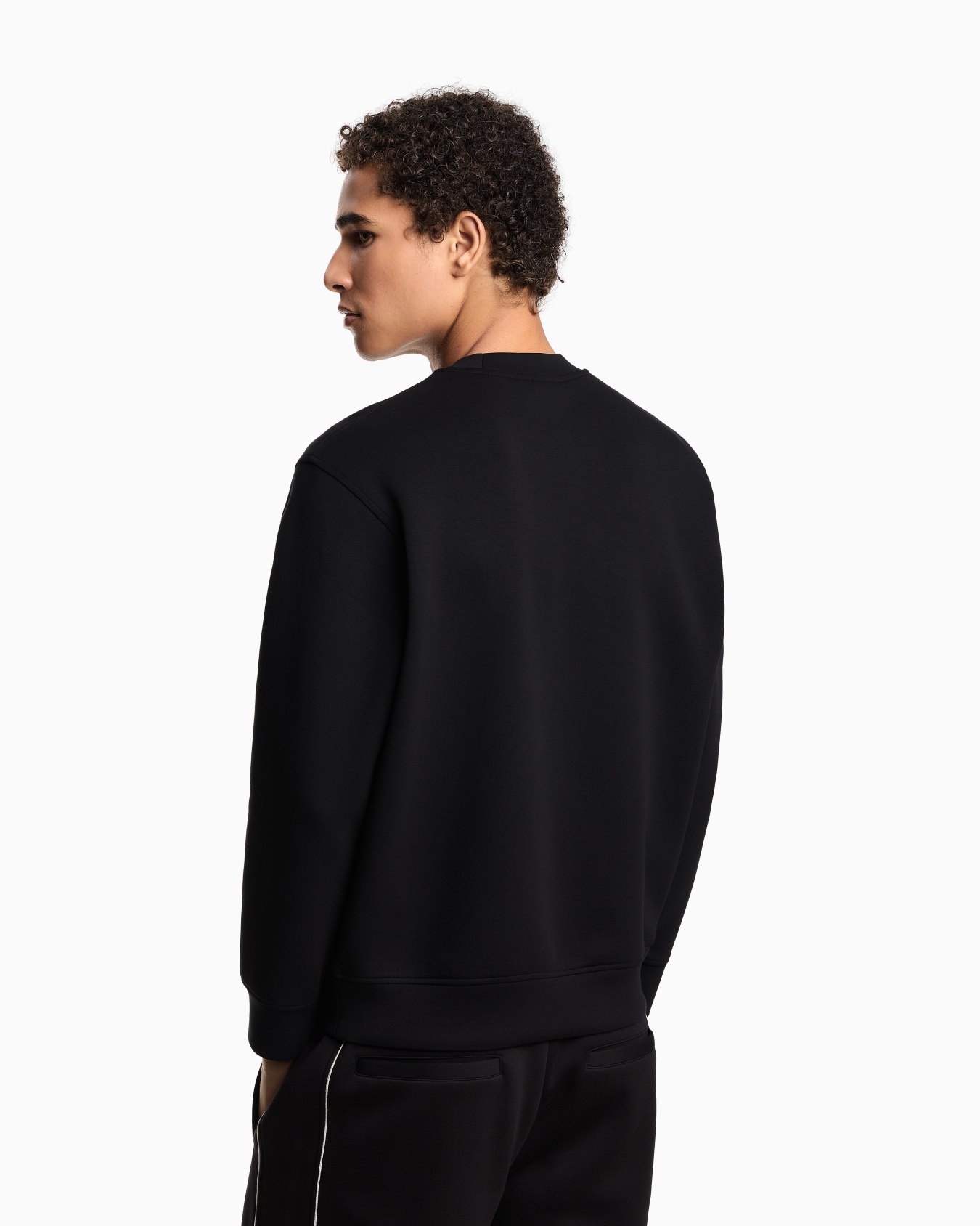Sweat-shirt en jersey avec broderie EA très en relief ASV Diapositive 2
