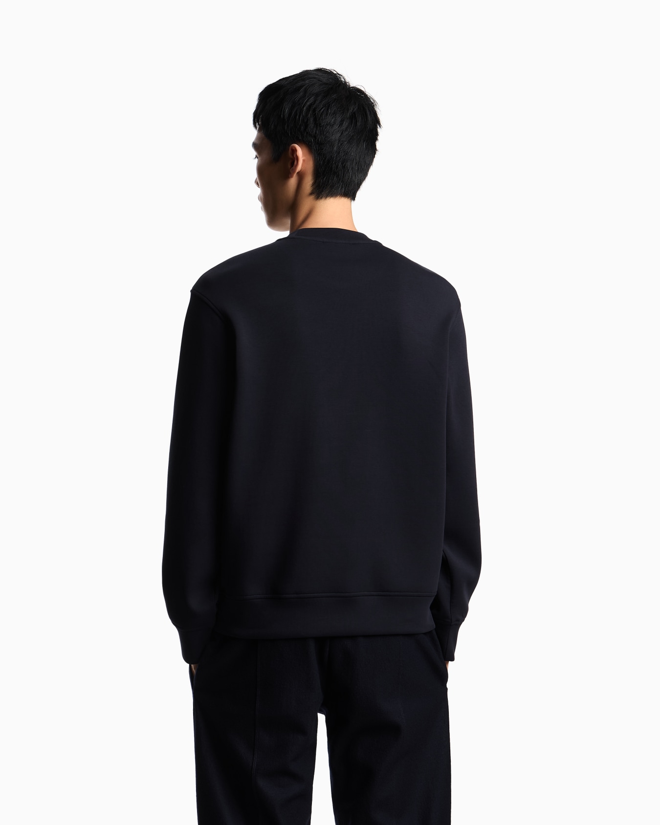ASV double-jersey sweatshirt with pocket and logo patch Slide 2