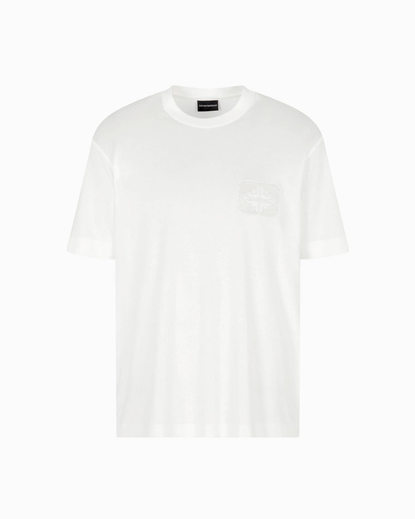 ASV Tシャツ リヨセル ドームエンボス イーグルロゴ スライドする 0