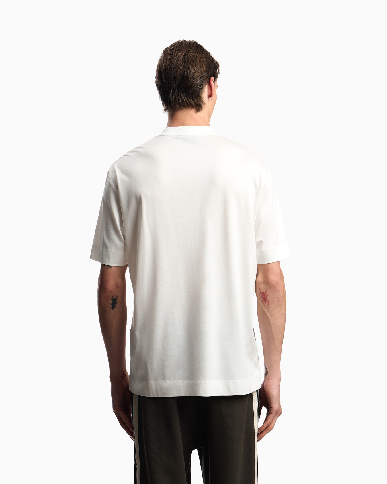 ASV Tシャツ リヨセル ドームエンボス イーグルロゴ スライドする 2