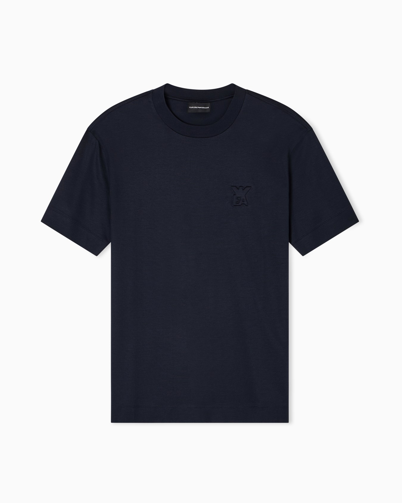 Camiseta de punto de mezcla de lyocell con logotipo abombado ASV Diapositiva 0