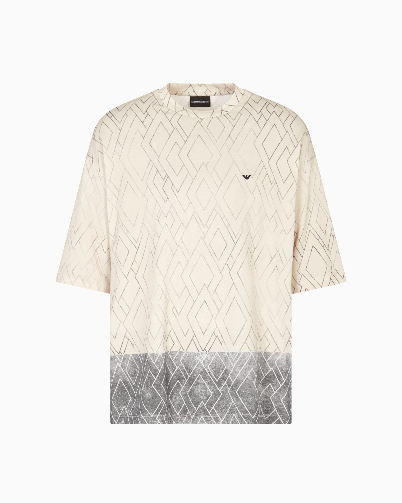 ASV Tシャツ ジャージー オールオーバー ダイヤモンドプリント スライドする 0