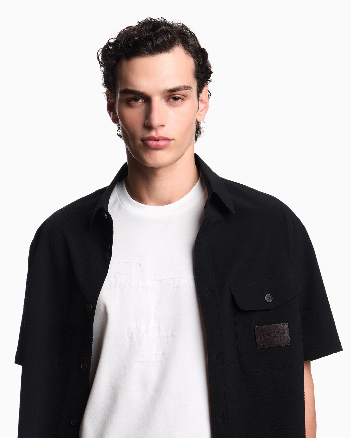 ASV jersey T-shirt with intarsia logo Slide 4