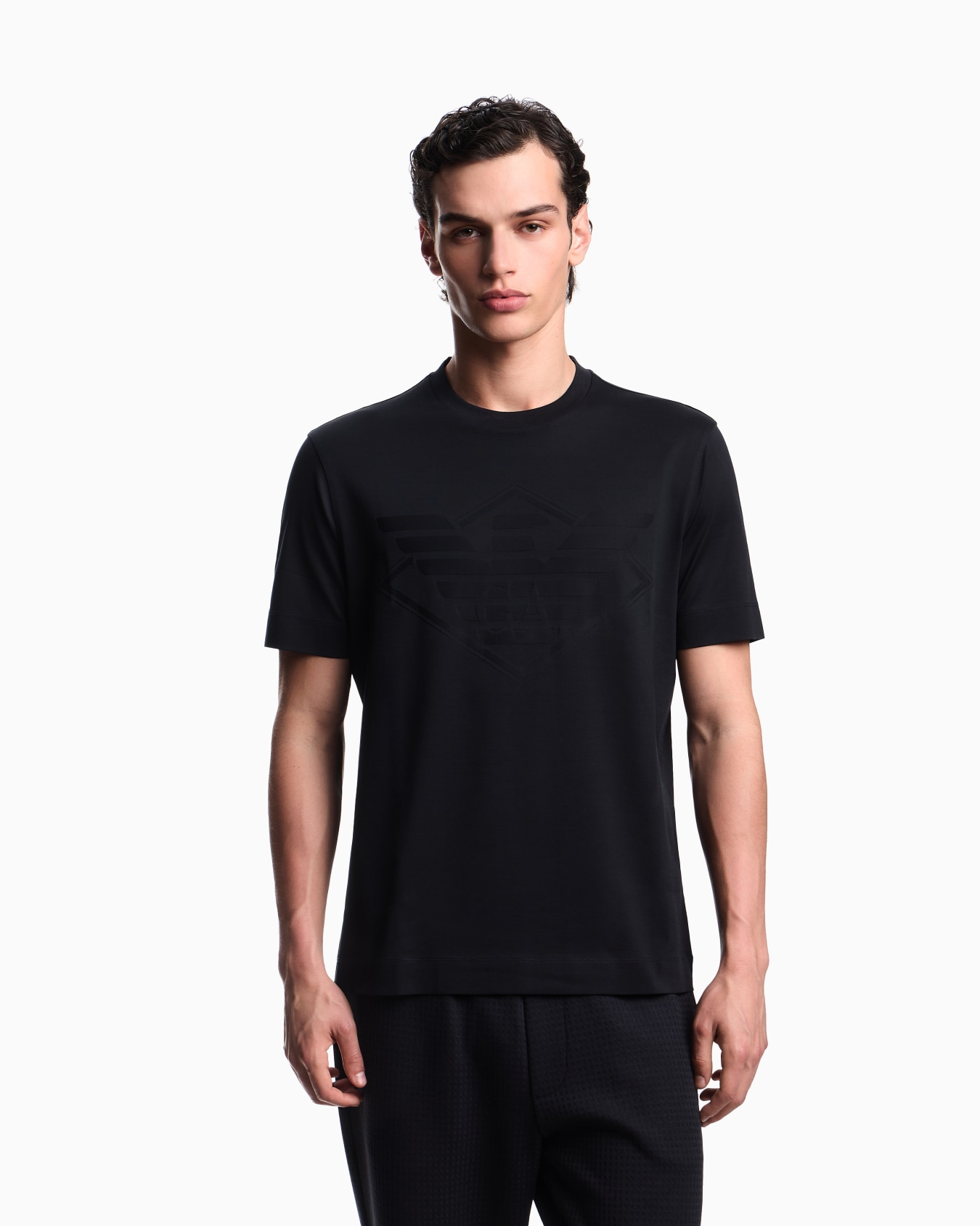 ASV jersey T-shirt with intarsia logo Slide 3