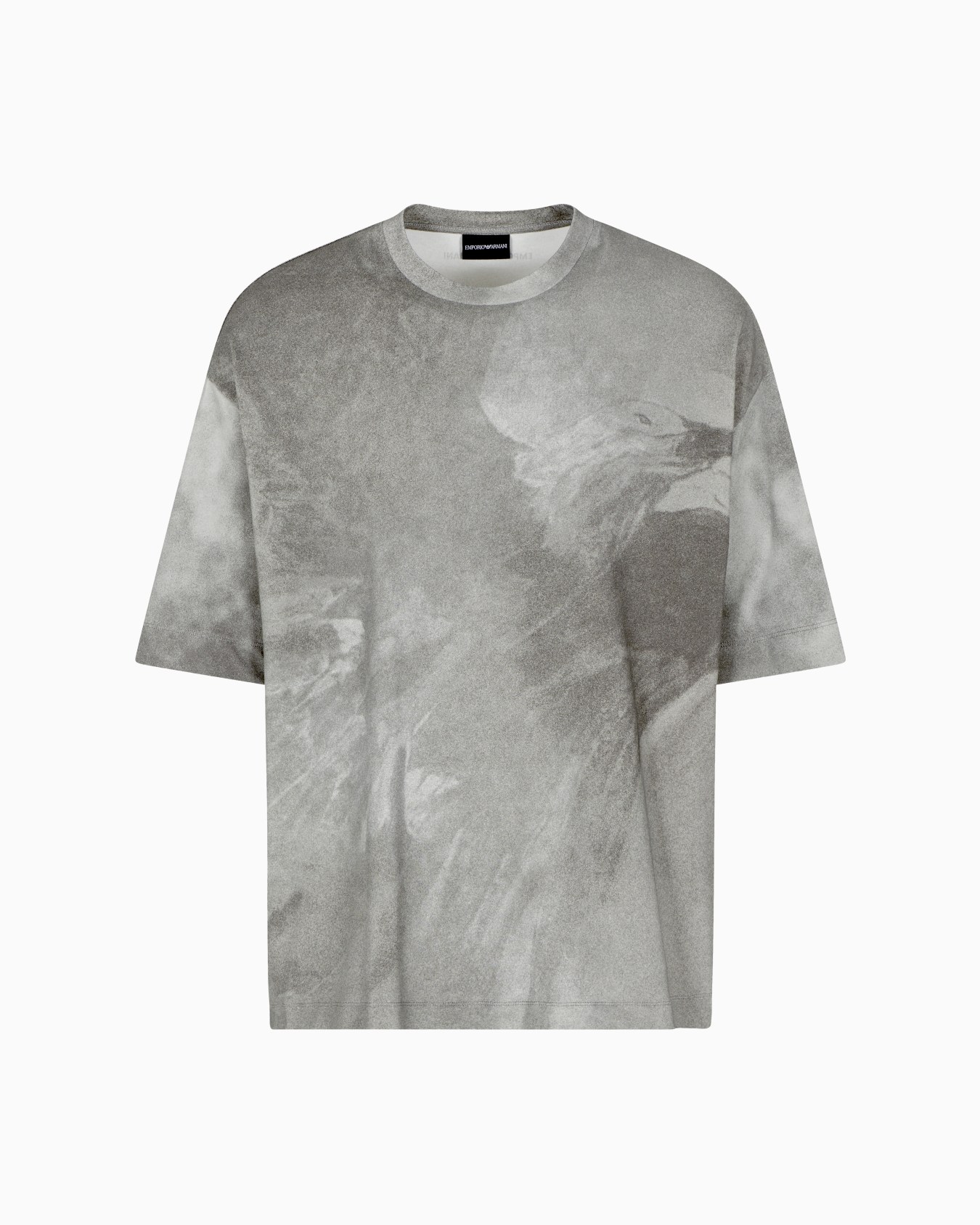 ASV printed-jersey T-shirt with oversized eagle Slide 0