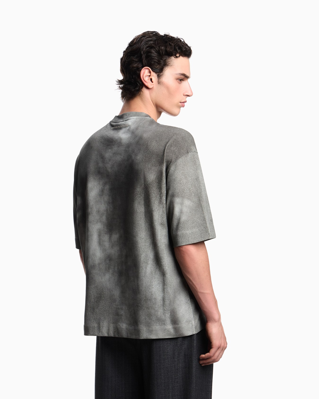 ASV printed-jersey T-shirt with oversized eagle Slide 2