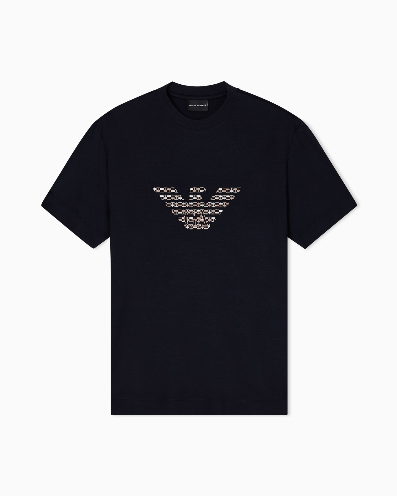 ASV Lyocell-blend jersey T-shirt with oversized embroidery Slide 0