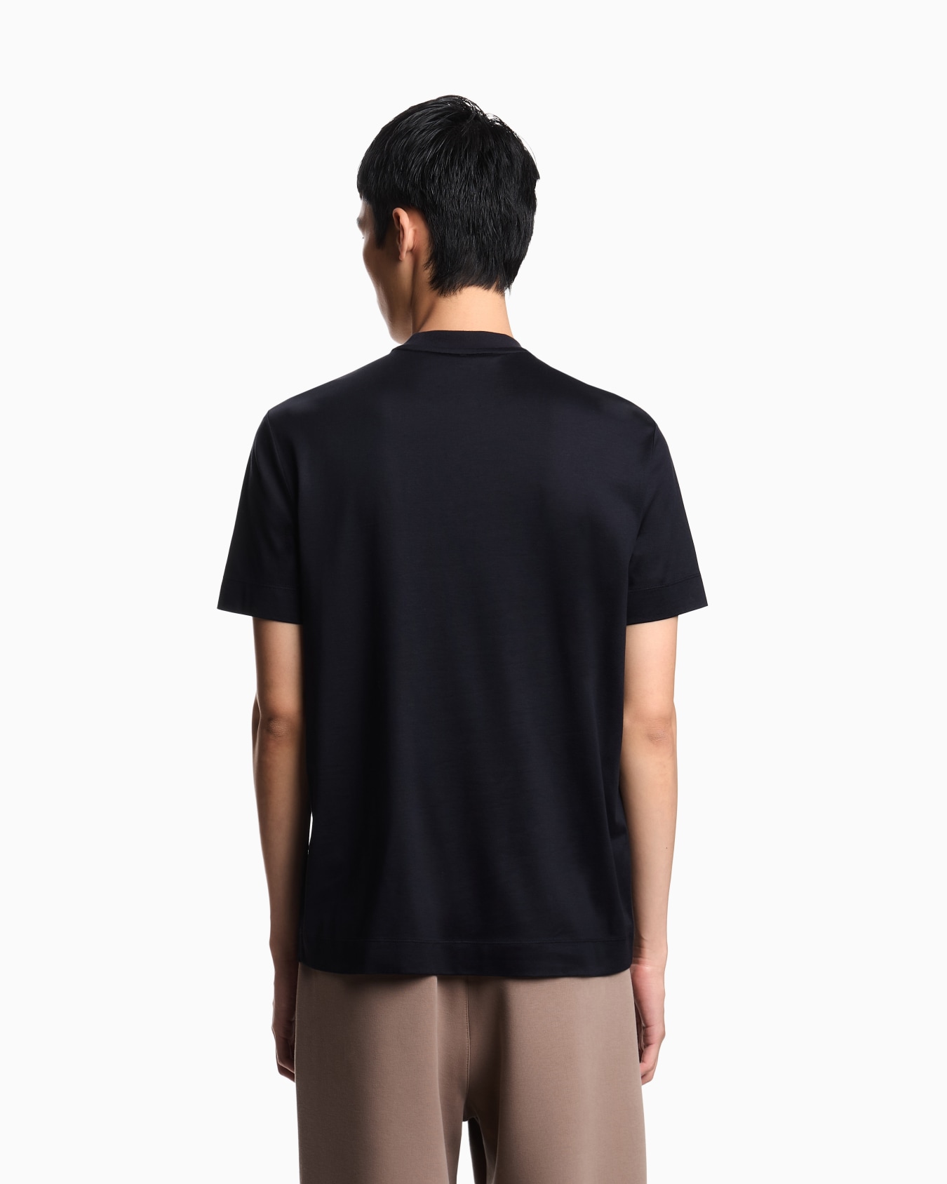 ASV Lyocell-blend jersey T-shirt with oversized embroidery Slide 2
