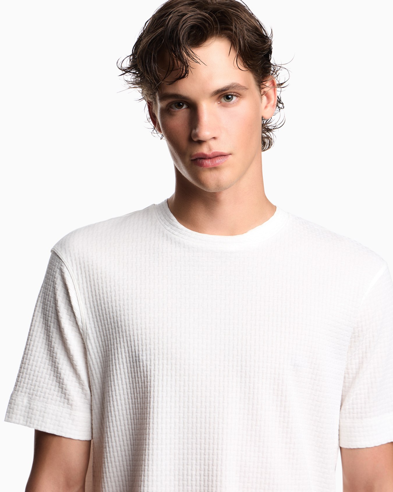 T-shirt in jersey jacquard ASV Slide 4