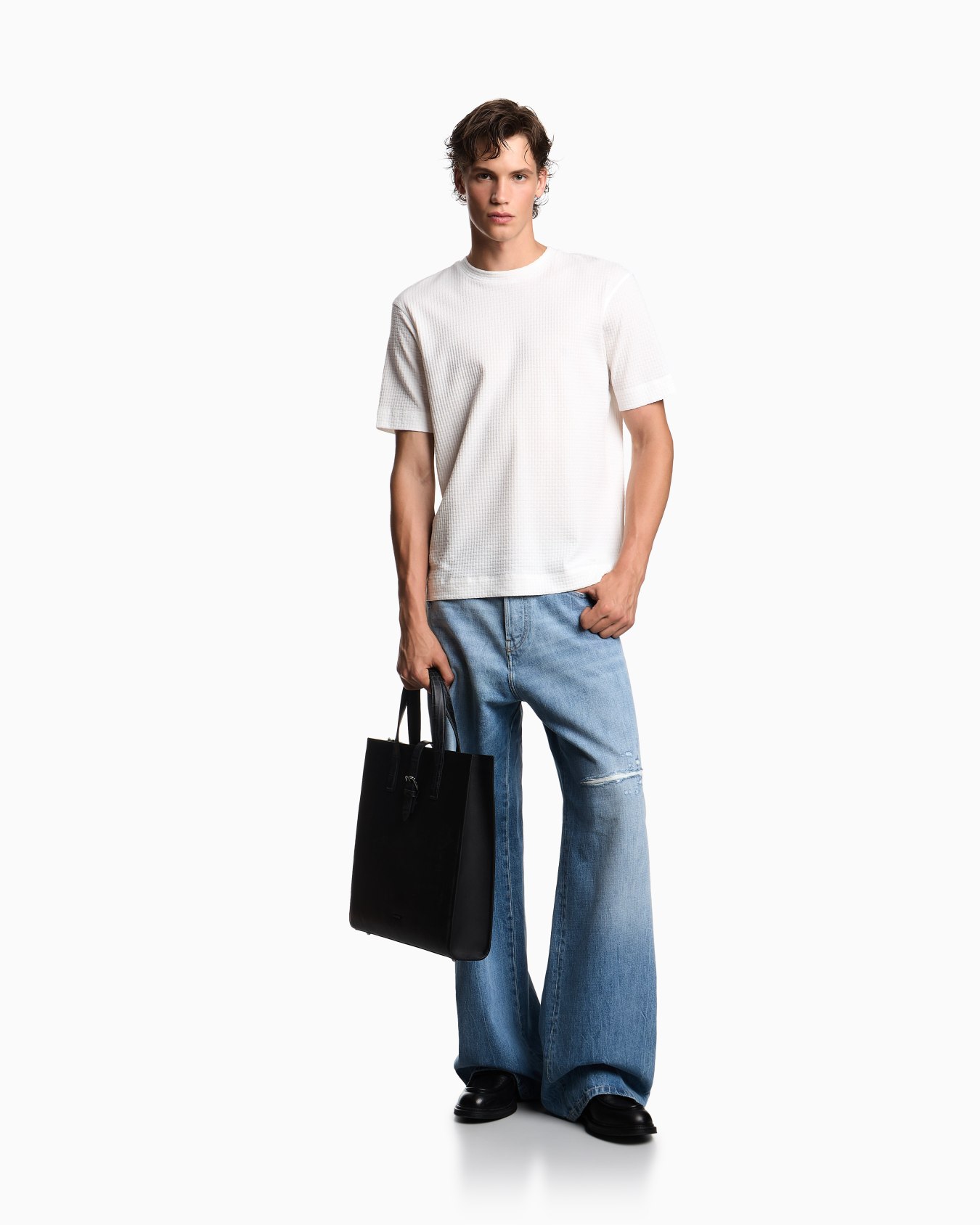 T-shirt in jersey jacquard ASV Slide 1