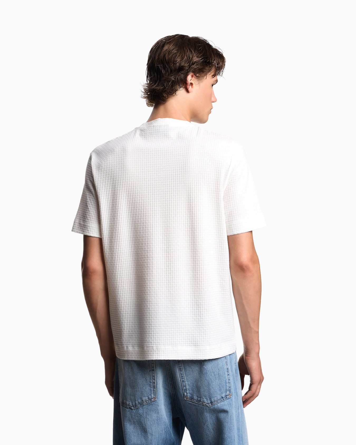 T-shirt in jersey jacquard ASV Slide 2