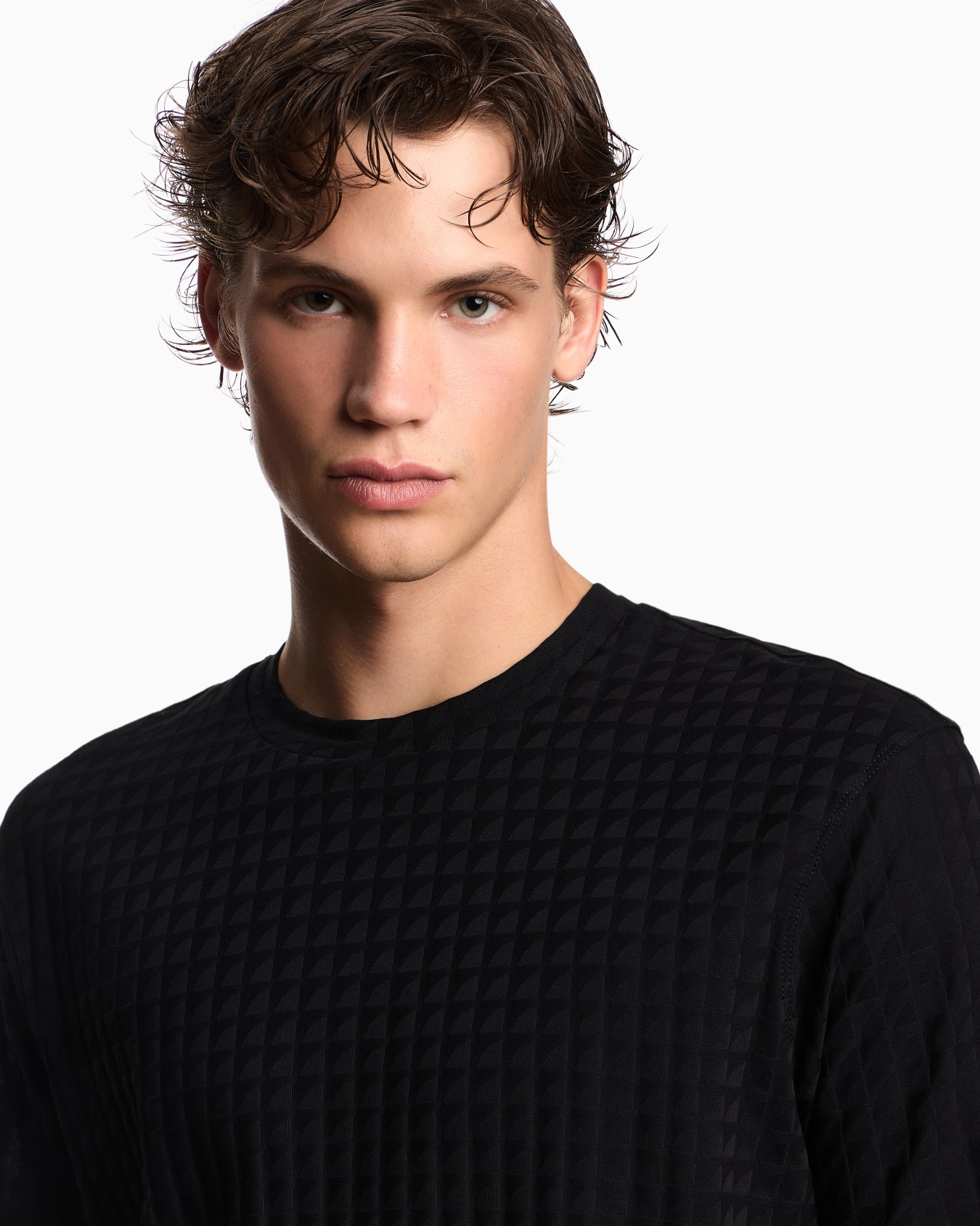 T-shirt in jersey jacquard ASV Slide 4