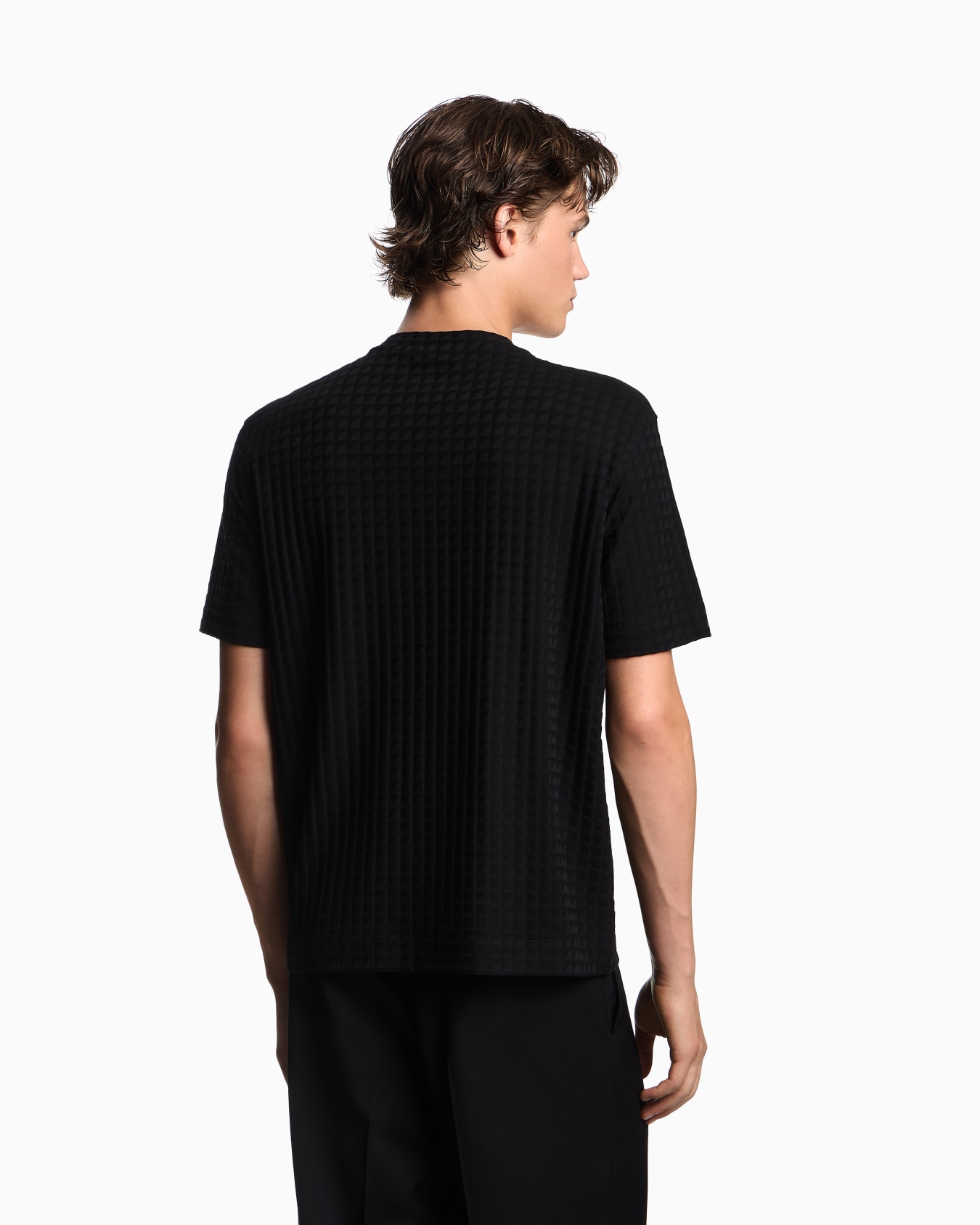 T-shirt in jersey jacquard ASV Slide 2