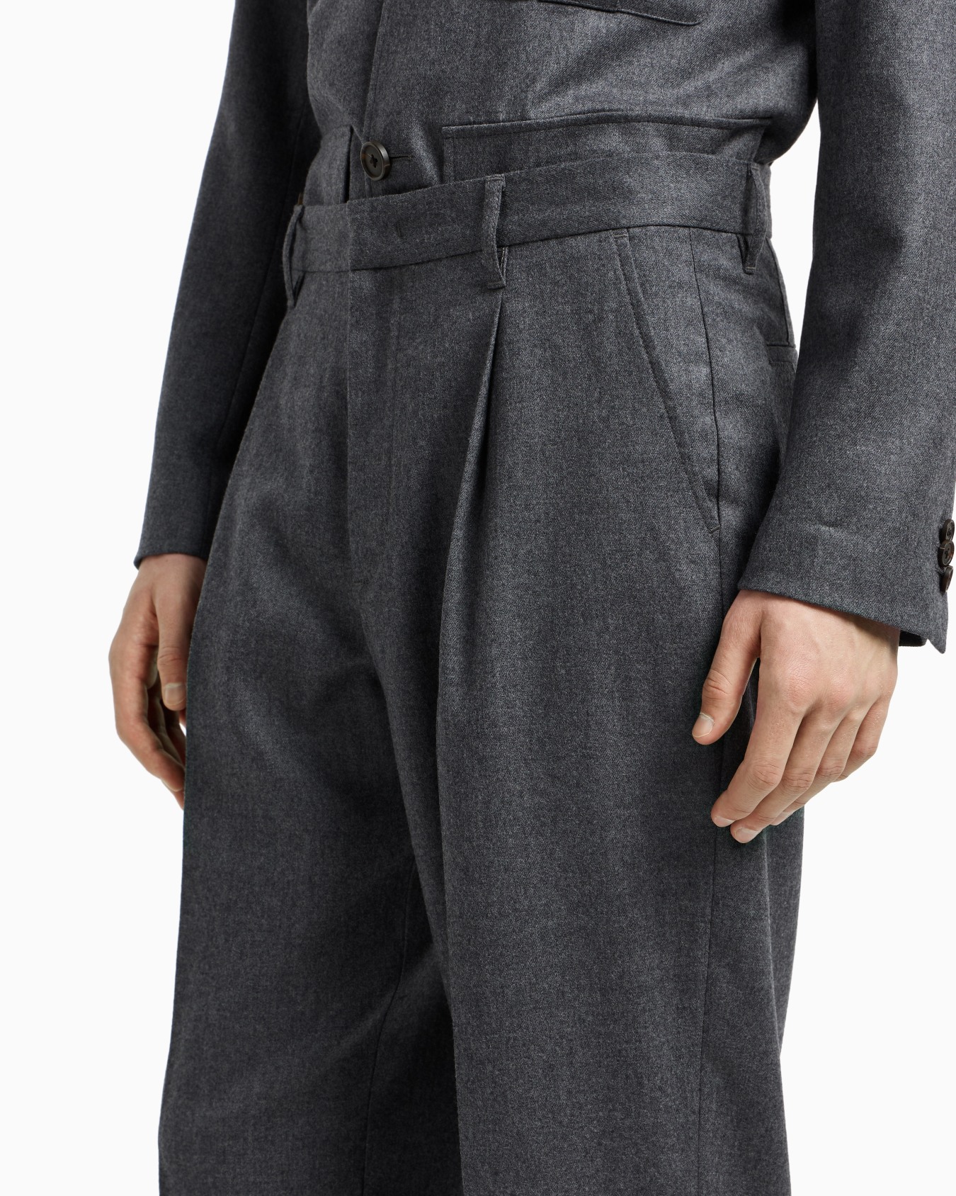 パンツ バージンウール ストレッチツイル | Emporio Armani