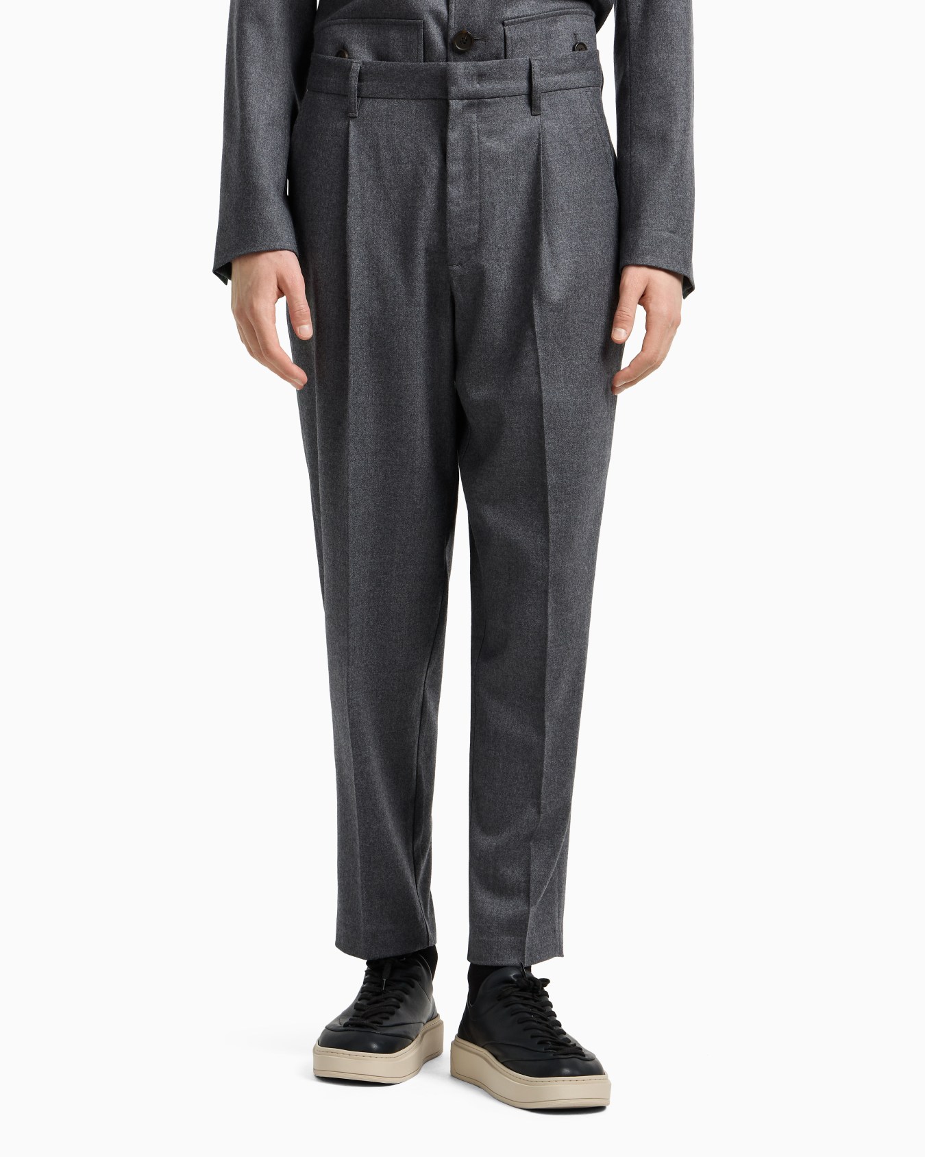 Virgin-wool stretch-twill trousers Slide 4