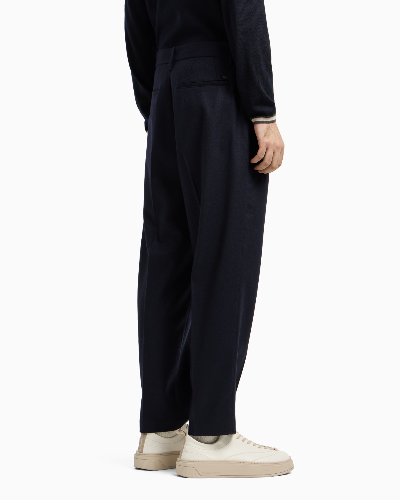 Virgin-wool stretch-twill trousers Slide 3