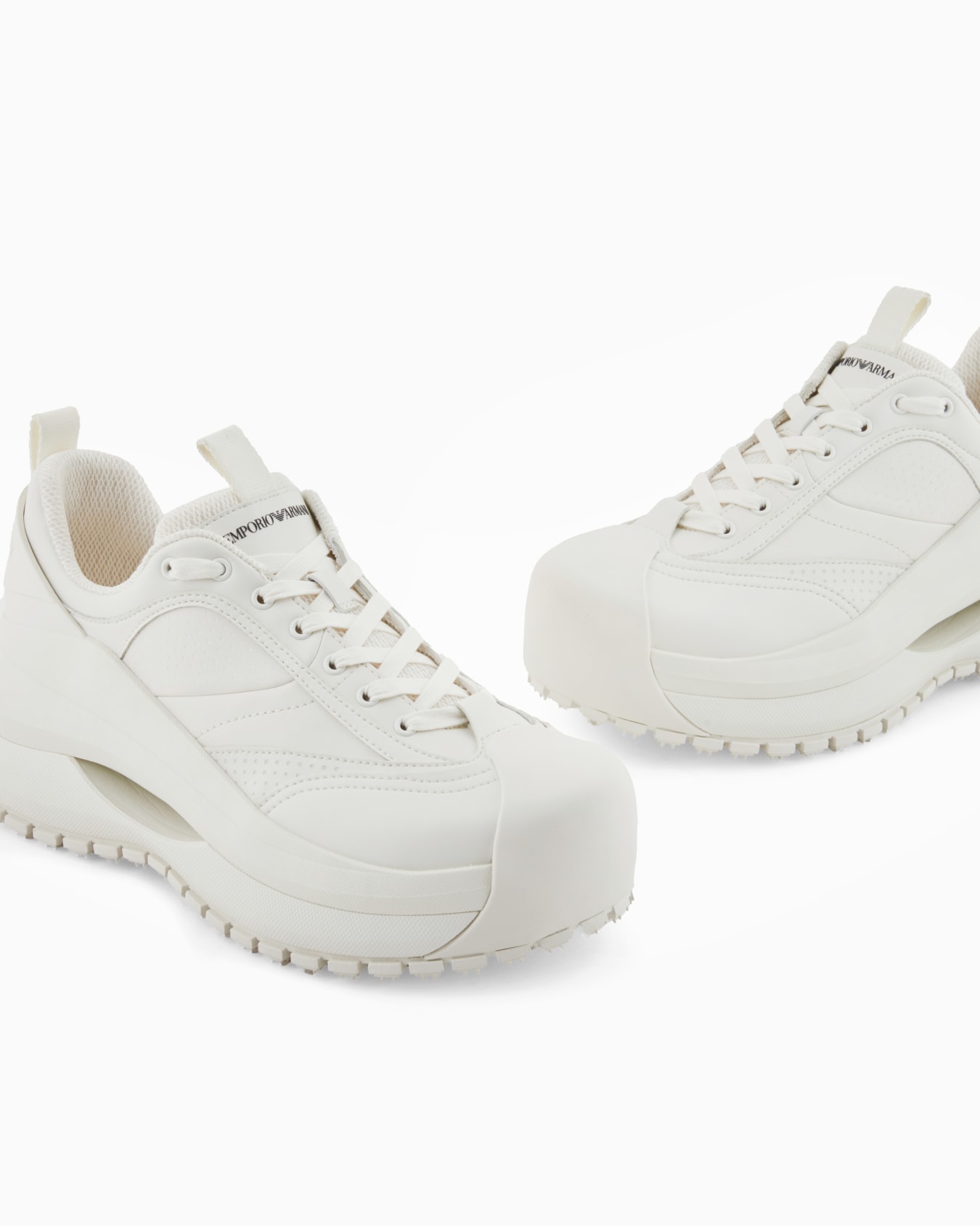 Chunky leather sneakers Slide 4