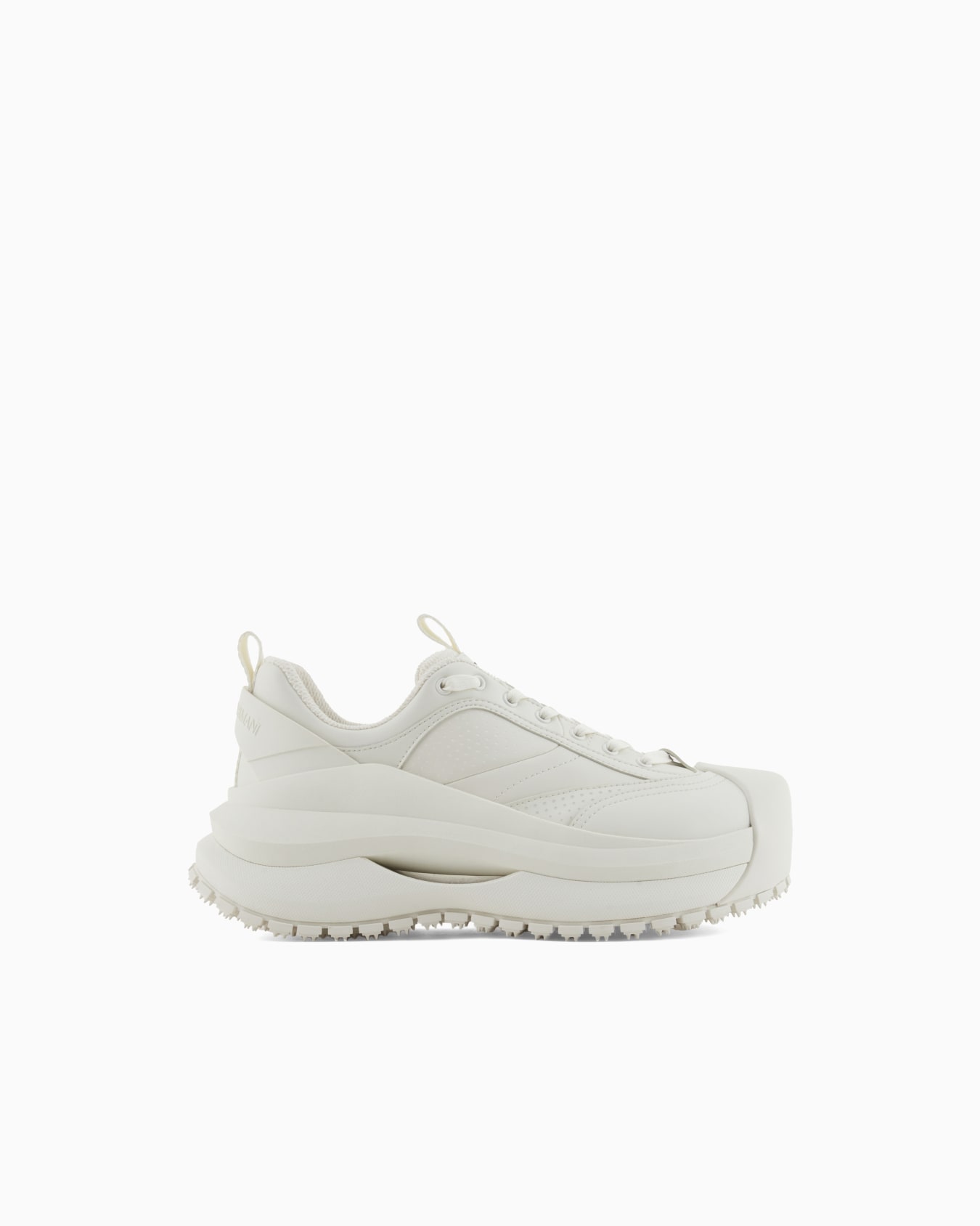 Chunky leather sneakers Slide 0