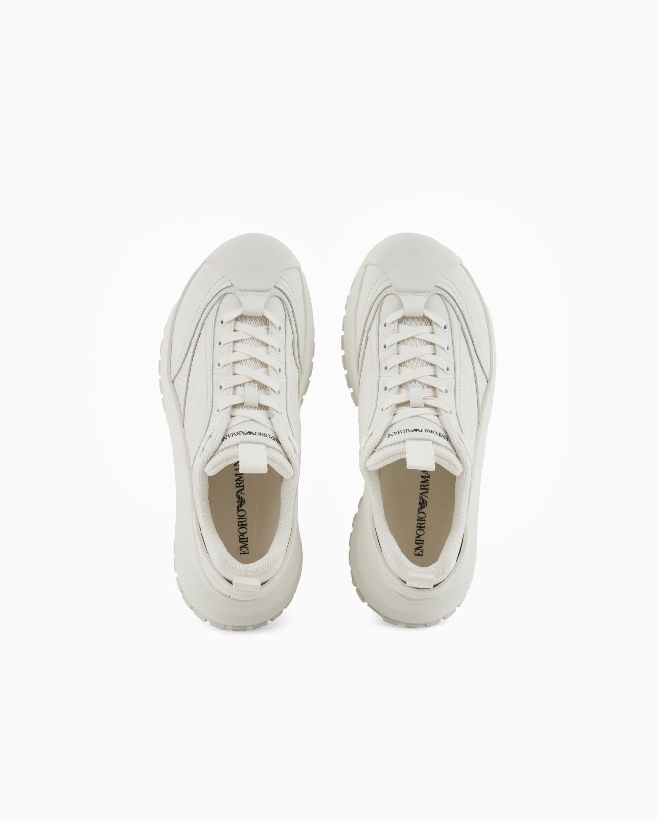Chunky leather sneakers Slide 2
