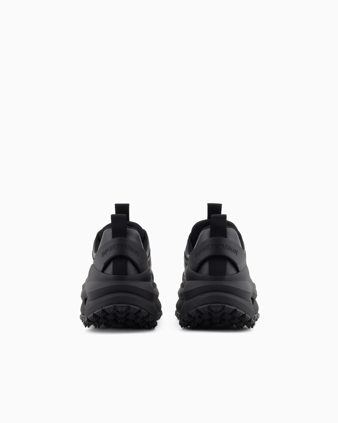 Chunky leather sneakers Slide 3