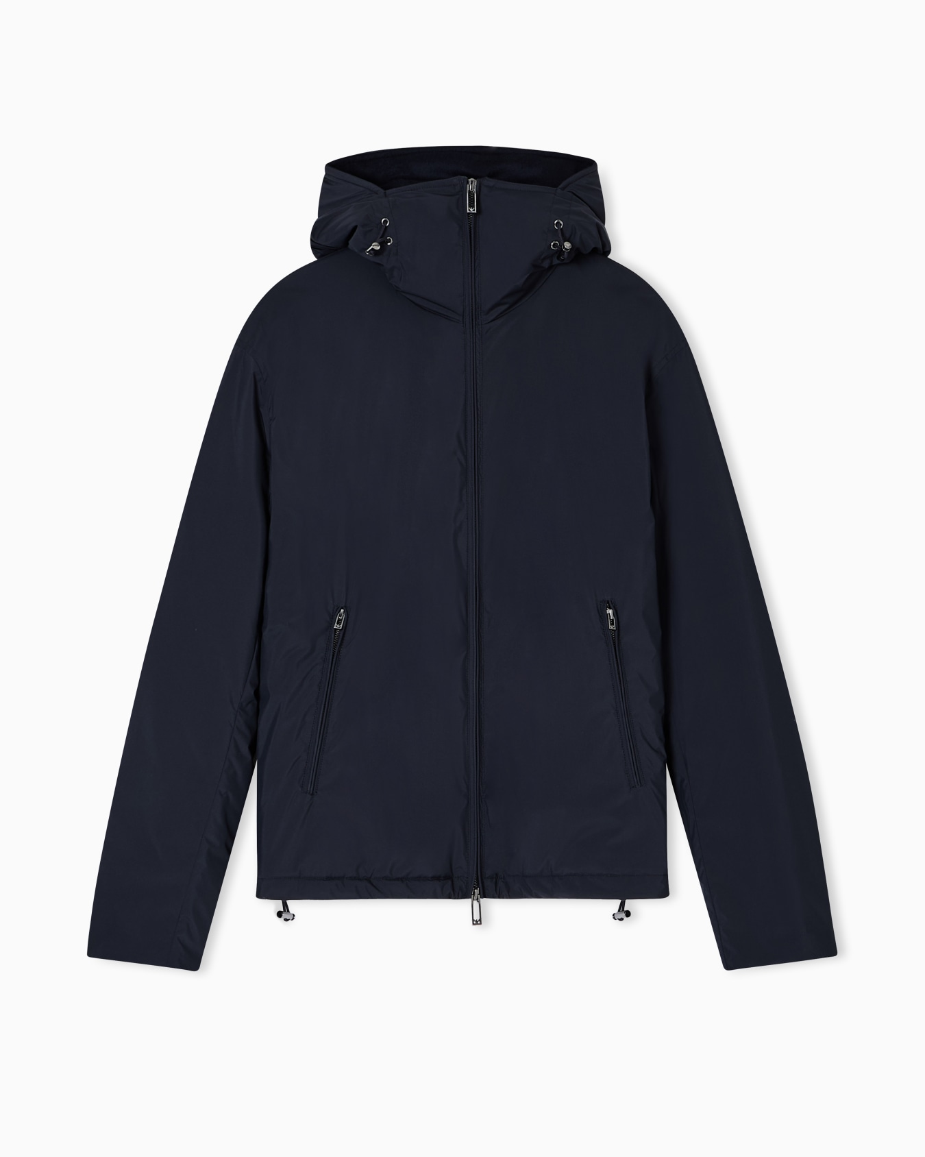 Travel Essentials water-repellent nylon hooded jacket Slide 0