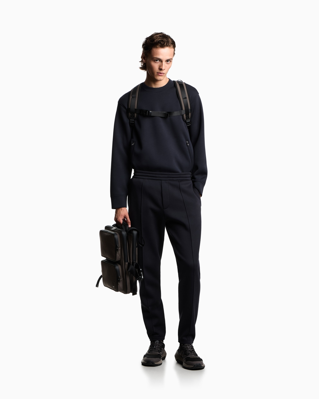 Travel Essentials sweatshirt in double jersey Slide 1