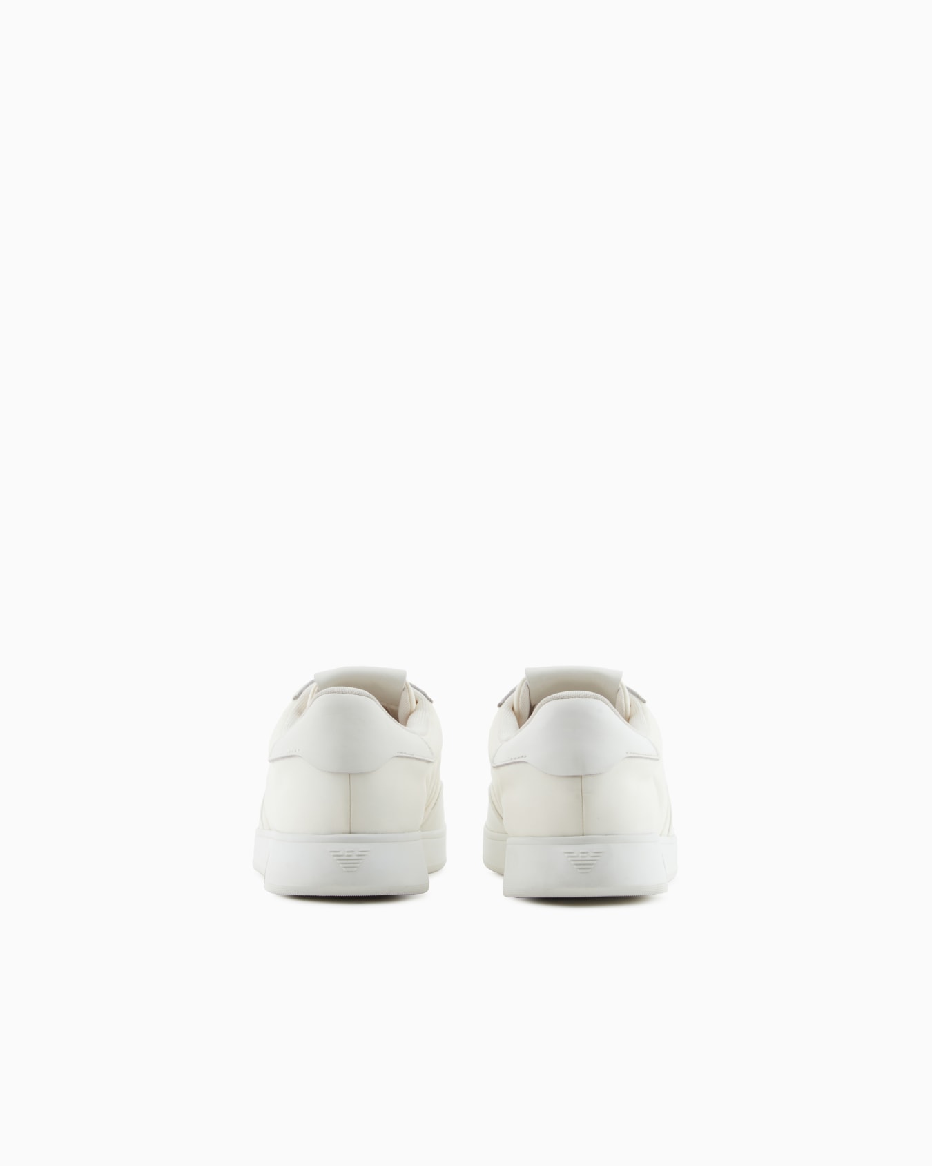 Nylon sneakers with leather details Slide 3