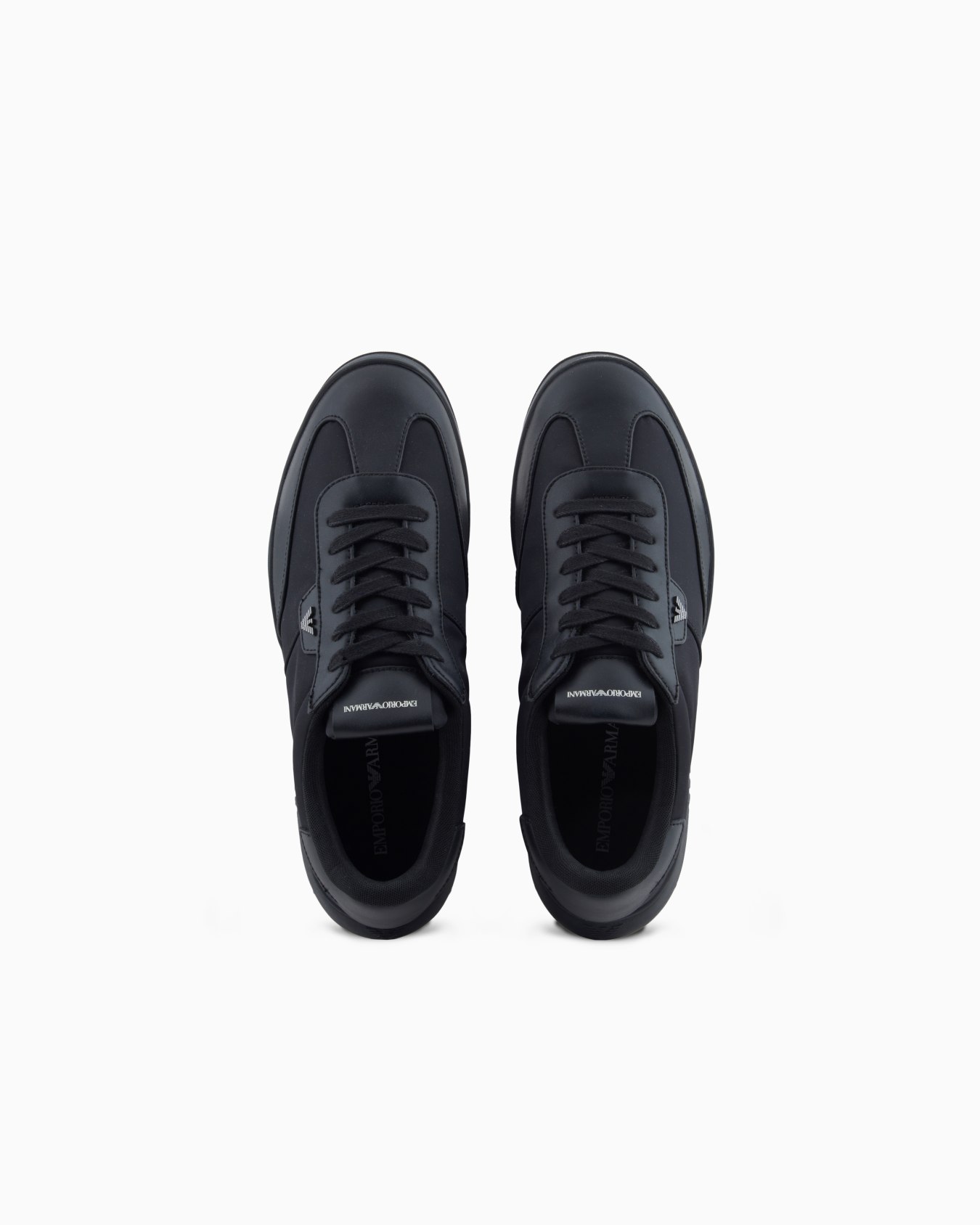 Sneakers in nylon con dettagli in pelle Slide 2