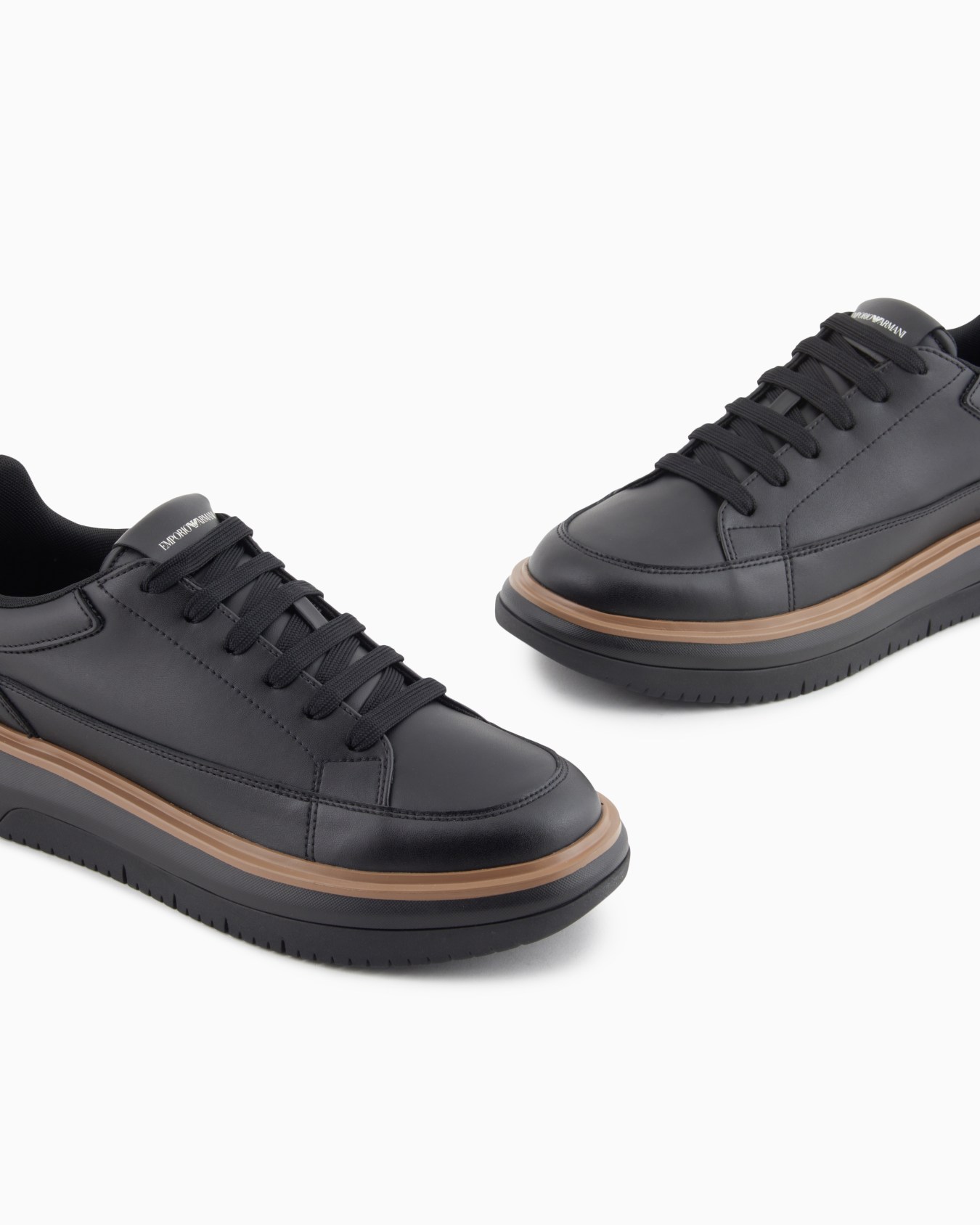 Leather sneakers with oversized eagle Slide 4