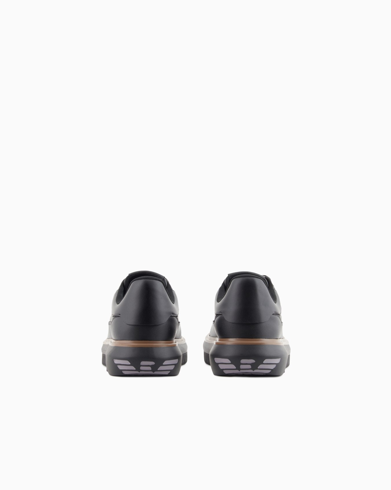 Leather sneakers with oversized eagle Slide 3