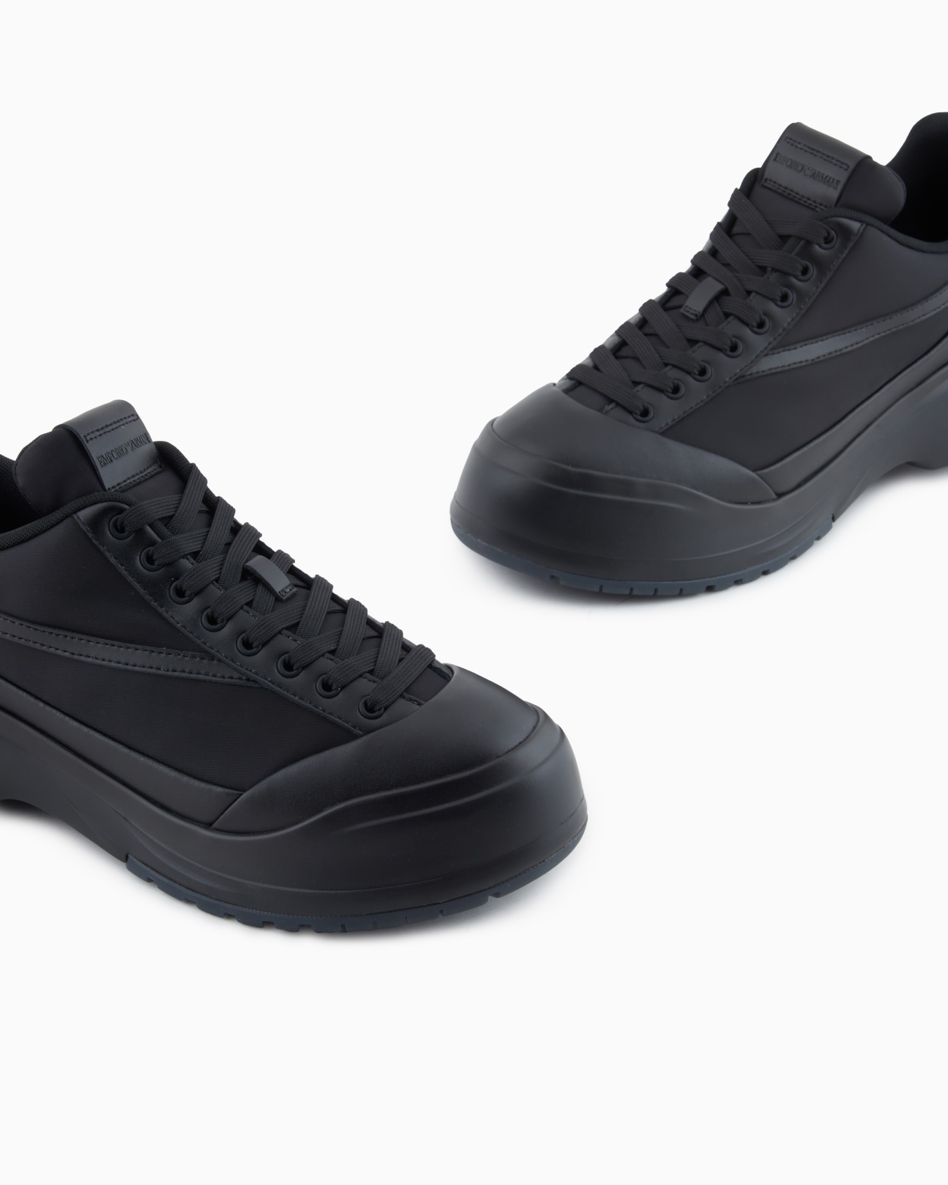 Nylon and leather sneakers Slide 4