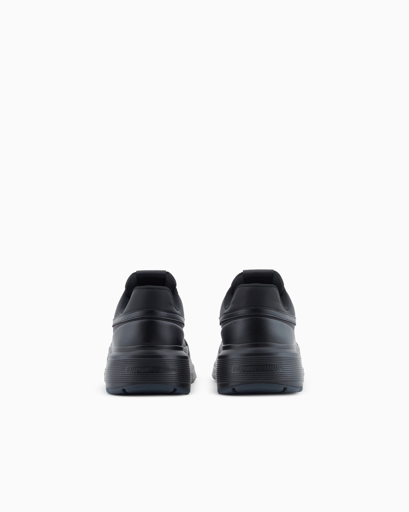 Nylon and leather sneakers Slide 3