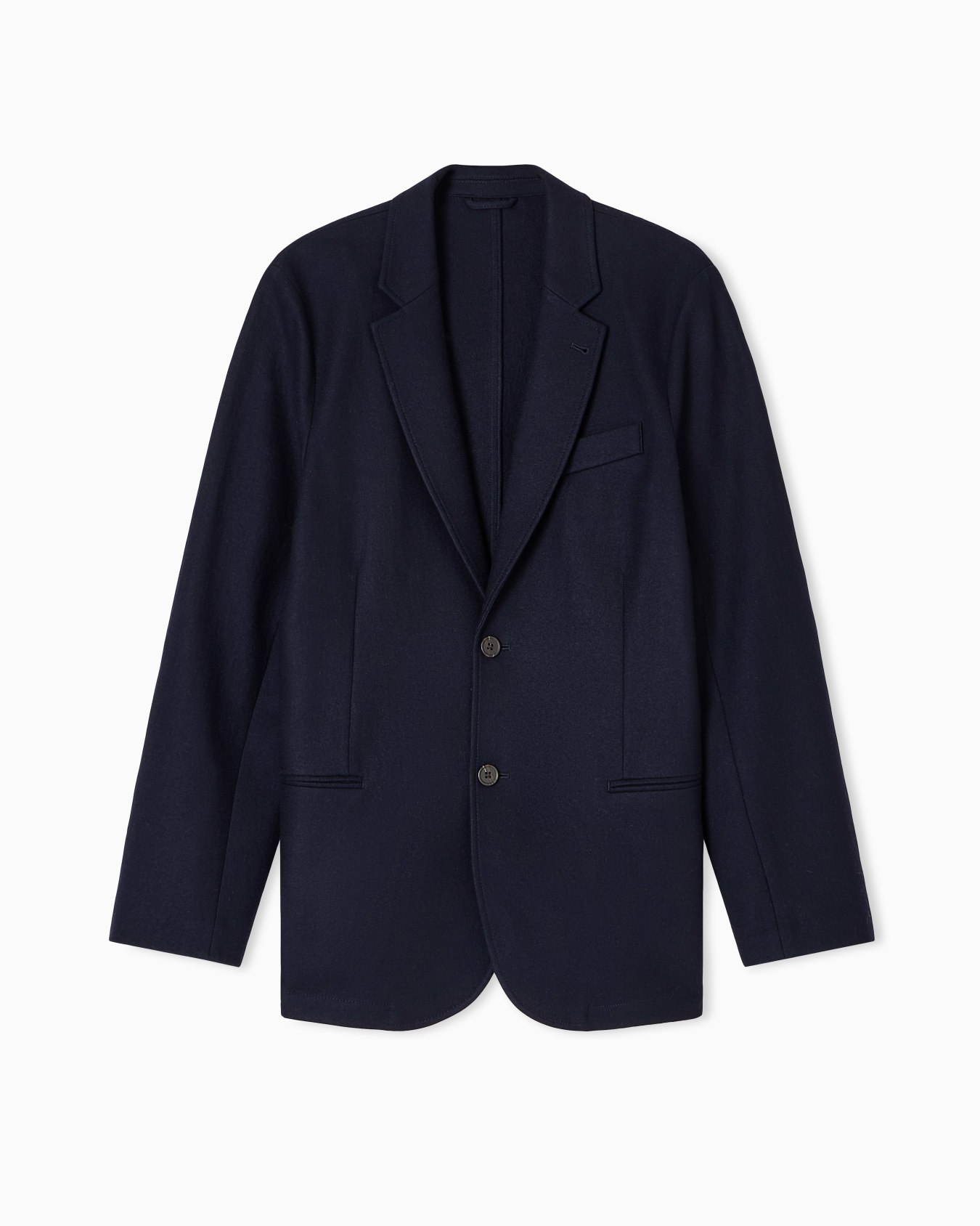 Travel Essentials single-breasted virgin-wool flannel blazer Slide 0