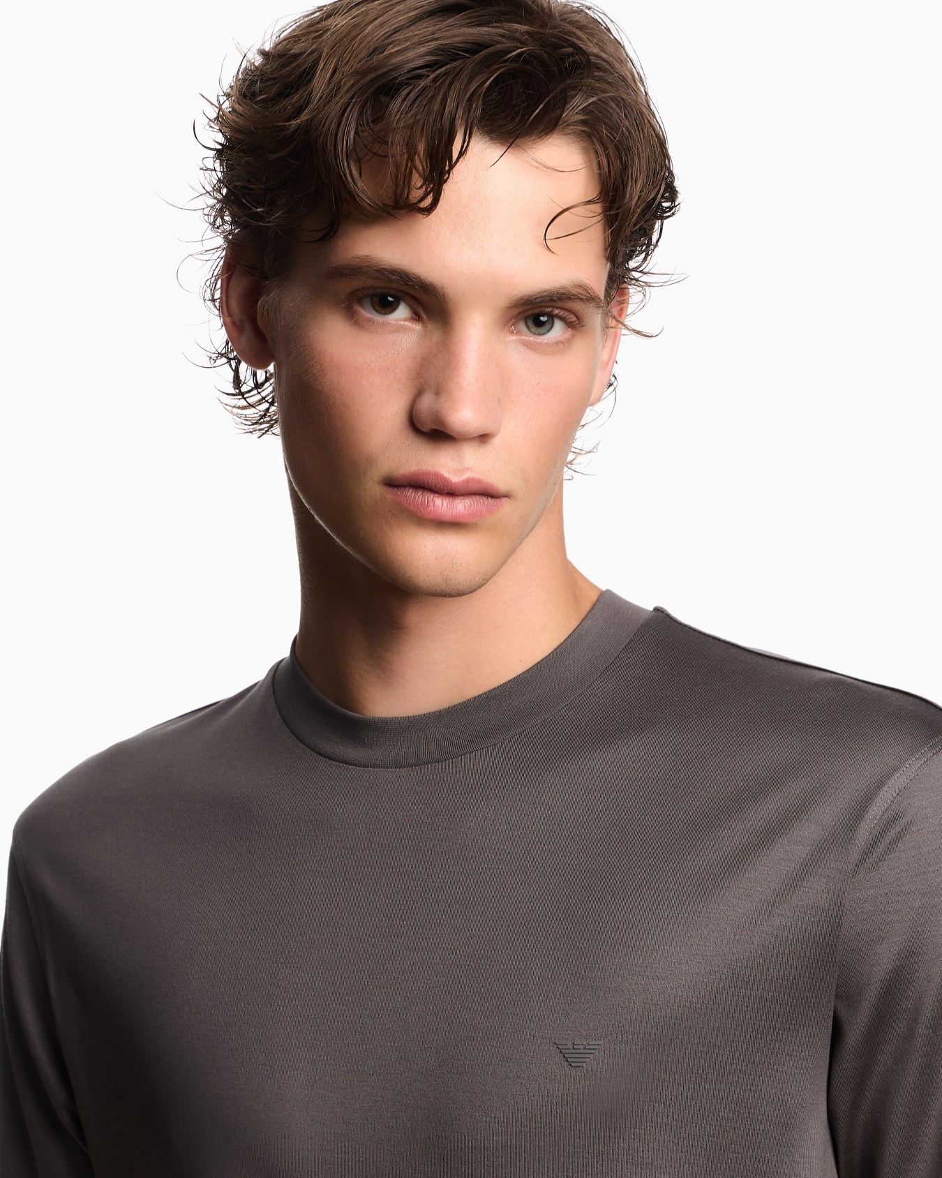 Camiseta de punto de mezcla de lyocell Travel Essential Diapositiva 4