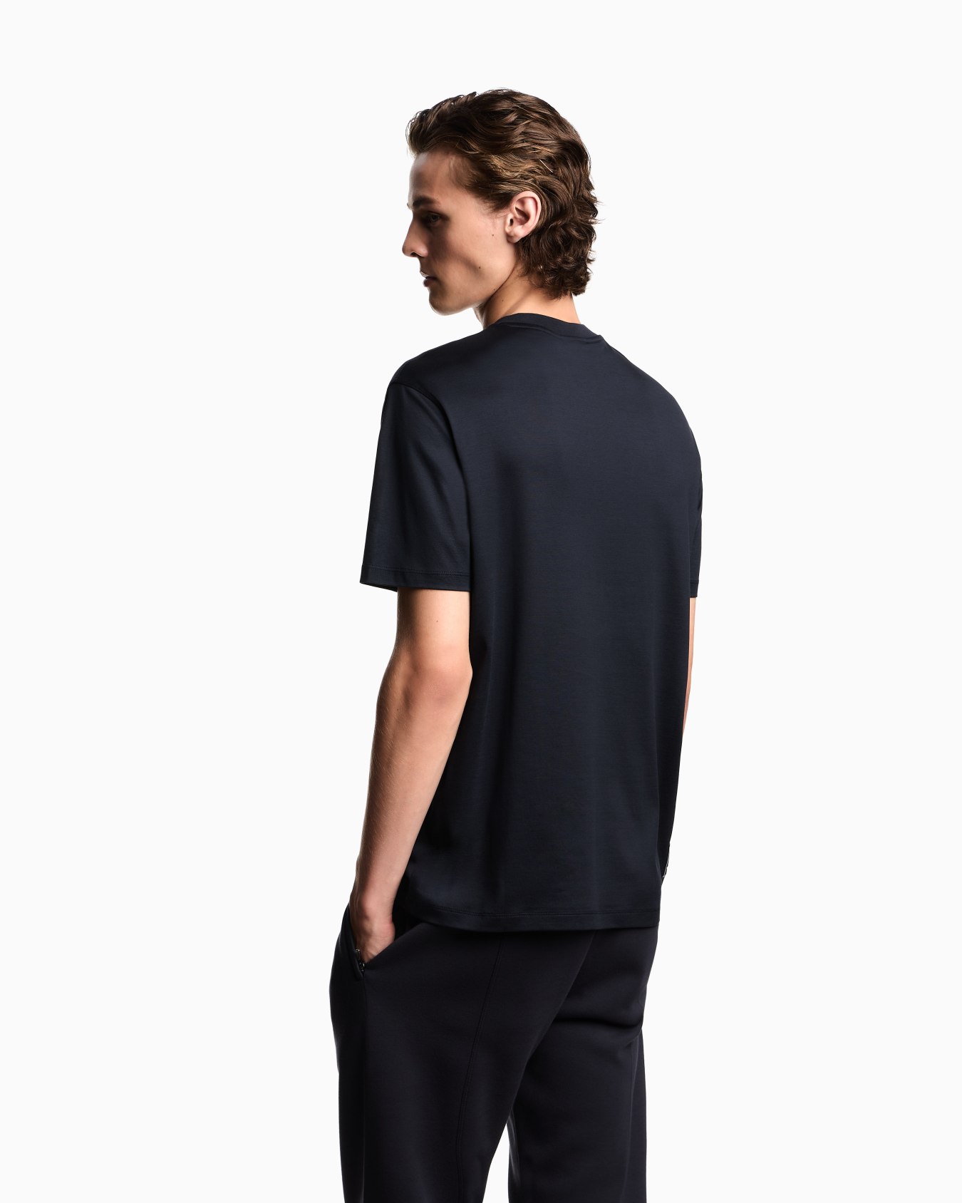 Camiseta de punto de mezcla de lyocell Travel Essential Diapositiva 2