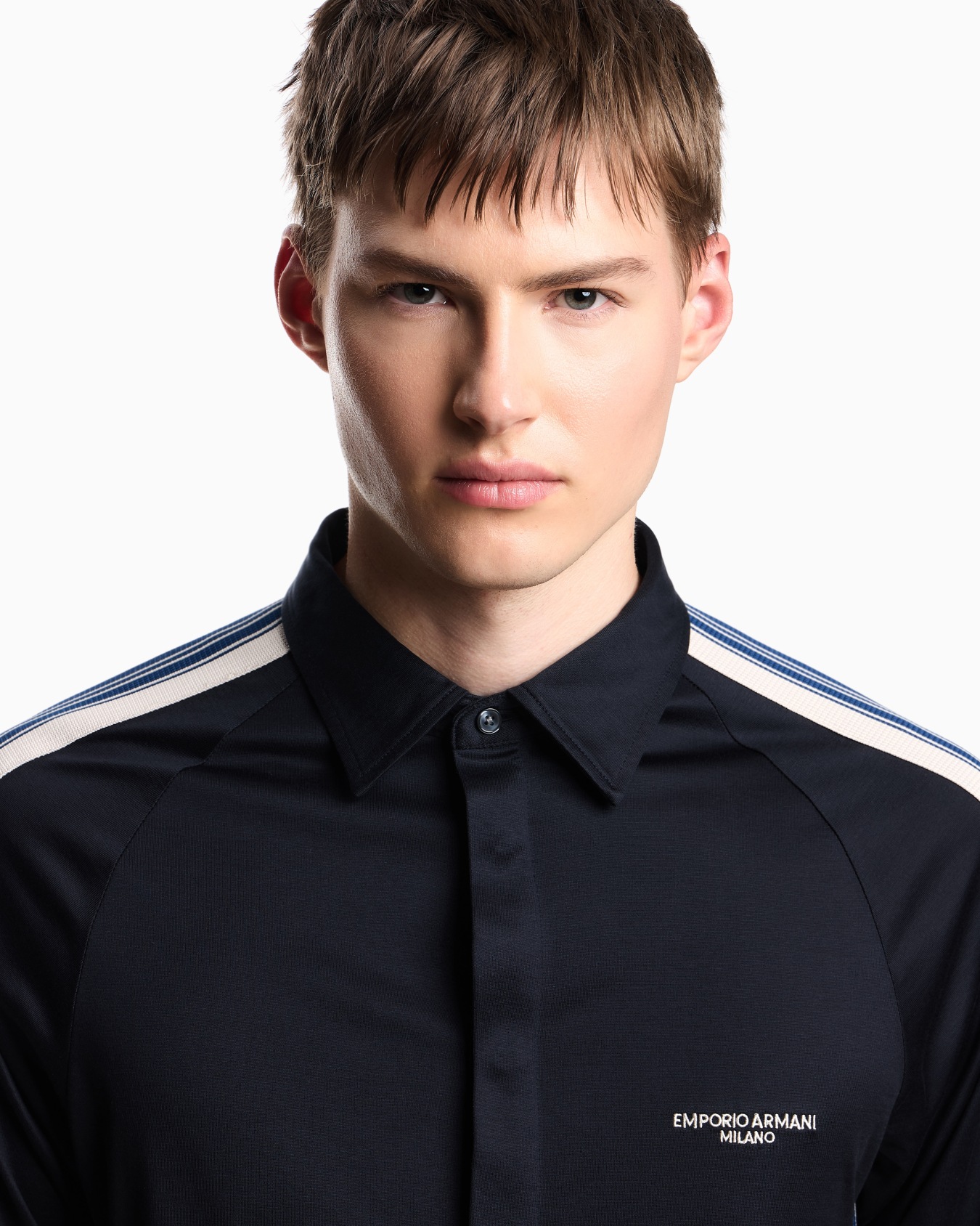 ASV Slim Fit Jersey-Hemd aus einer Lyocell-Mischung mit Bändern Folie 4