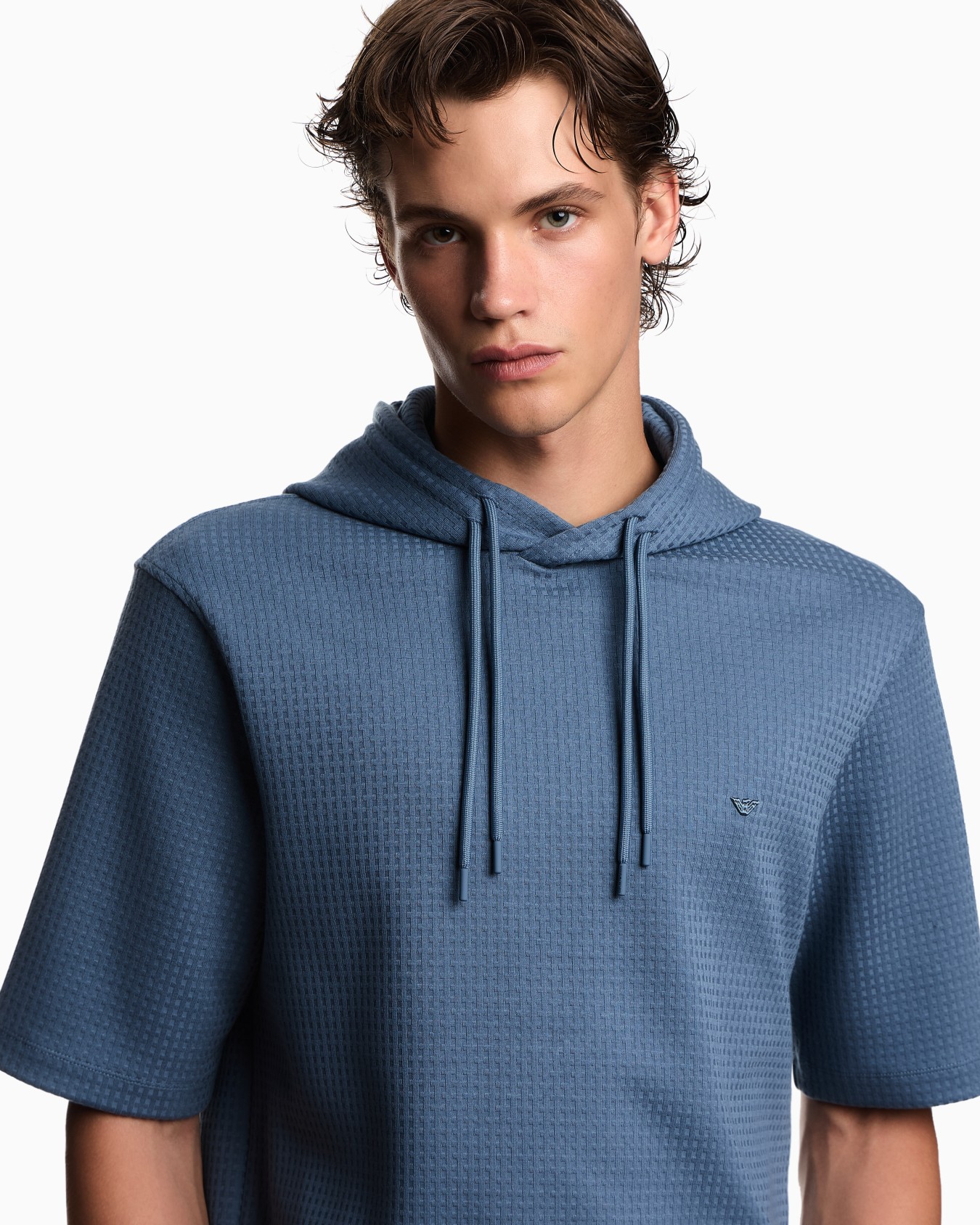 ASV Lyocell-blend jacquard jersey hooded sweatshirt Slide 4