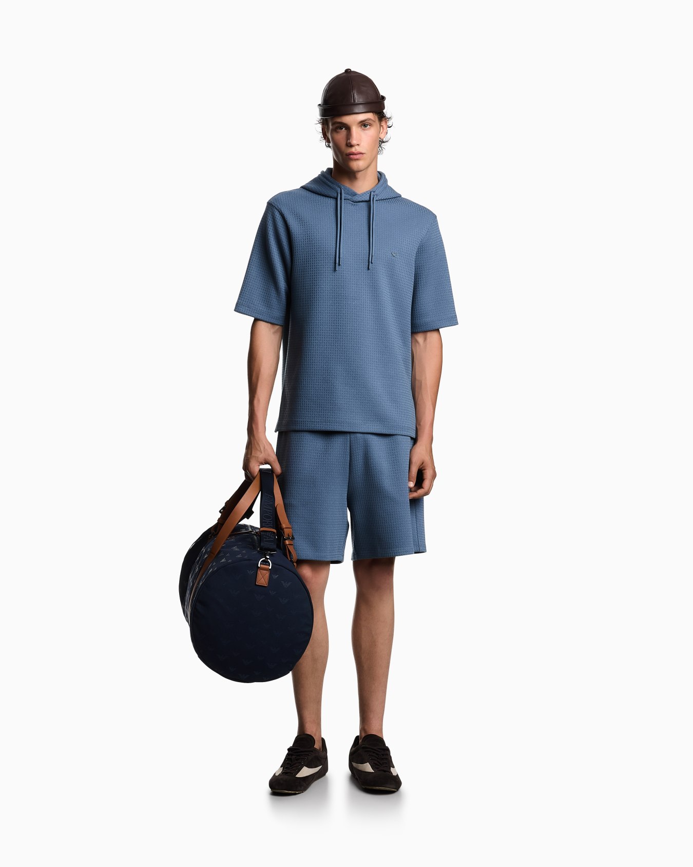 ASV Lyocell-blend jacquard jersey hooded sweatshirt Slide 1