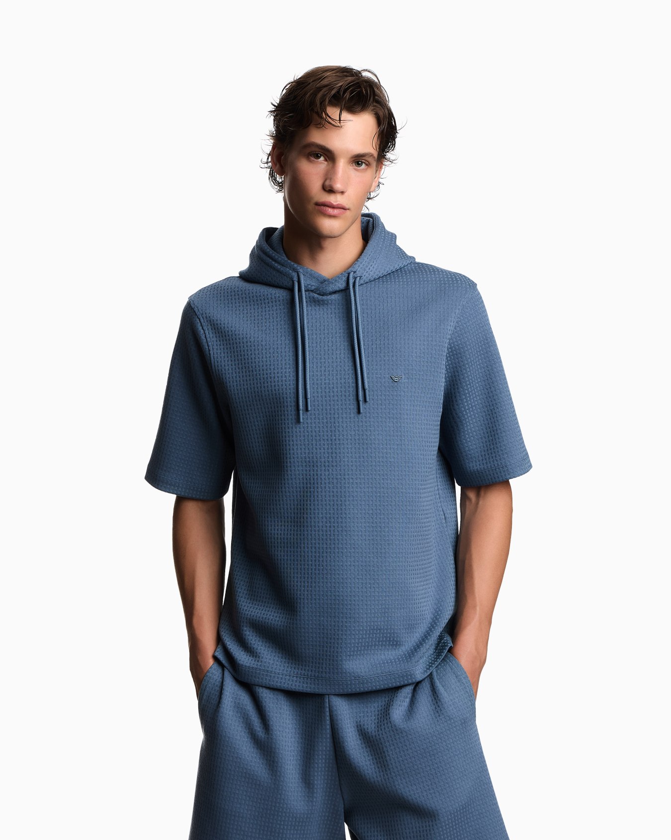 ASV Lyocell-blend jacquard jersey hooded sweatshirt Slide 3