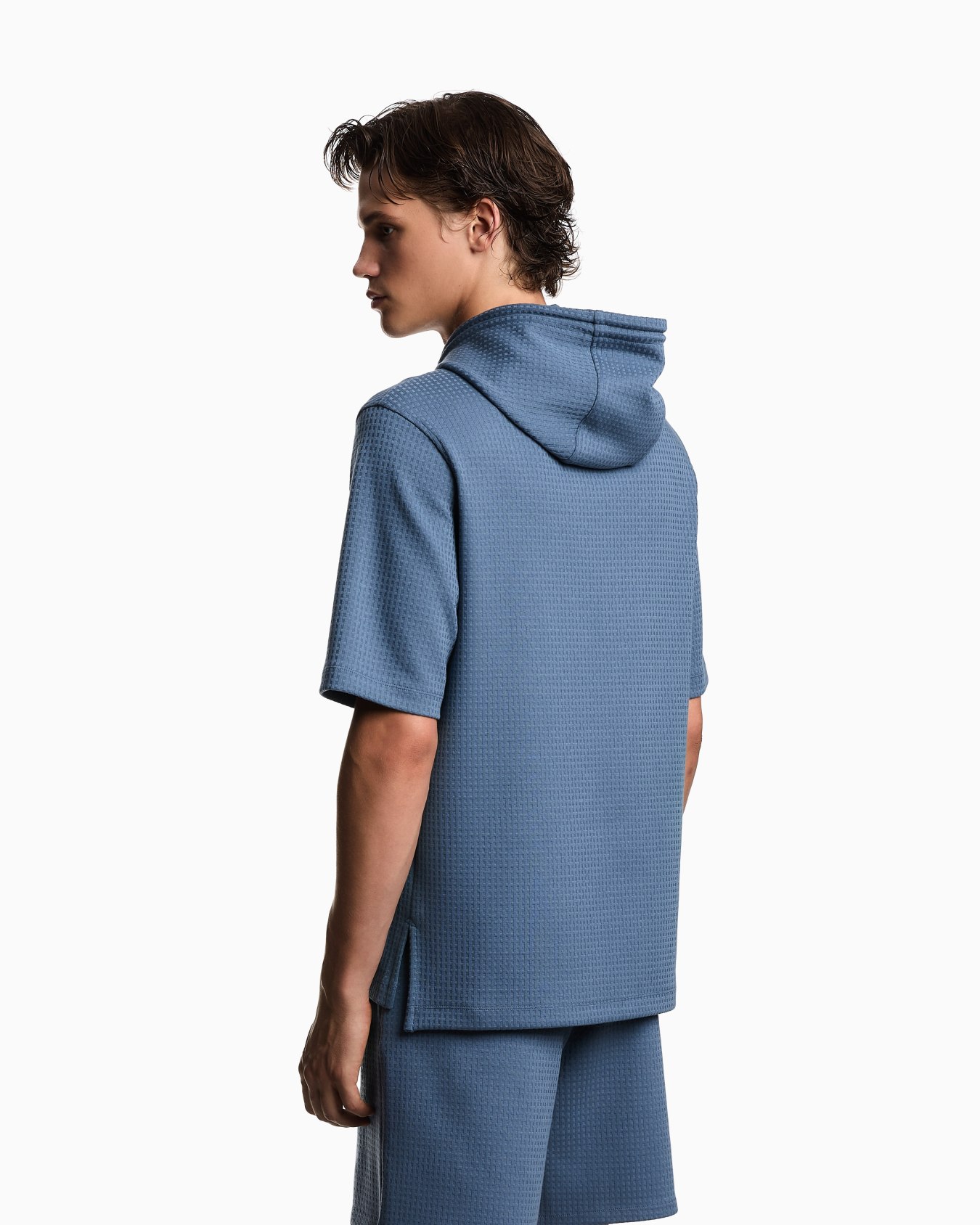 ASV Lyocell-blend jacquard jersey hooded sweatshirt Slide 2