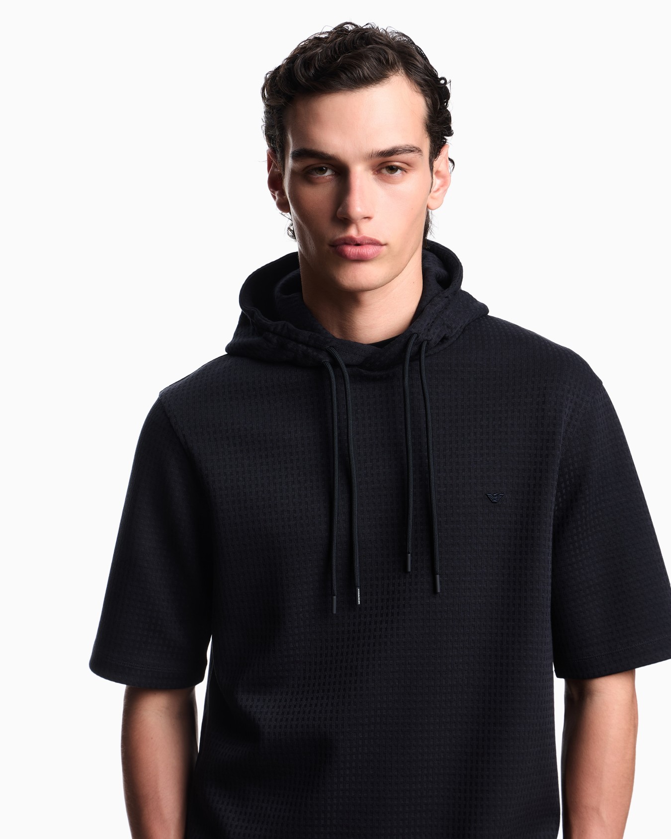 ASV Lyocell-blend jacquard jersey hooded sweatshirt Slide 4