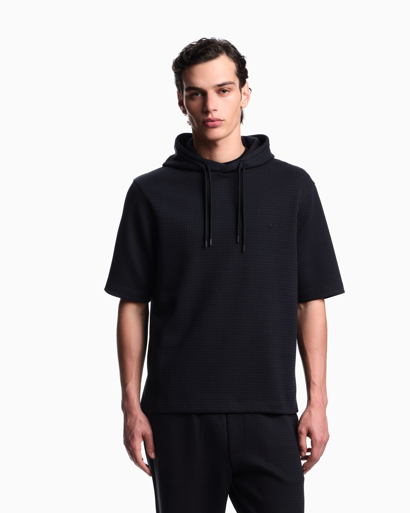 ASV Lyocell-blend jacquard jersey hooded sweatshirt Slide 3