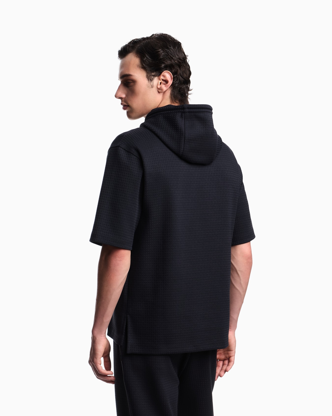 ASV Lyocell-blend jacquard jersey hooded sweatshirt Slide 2