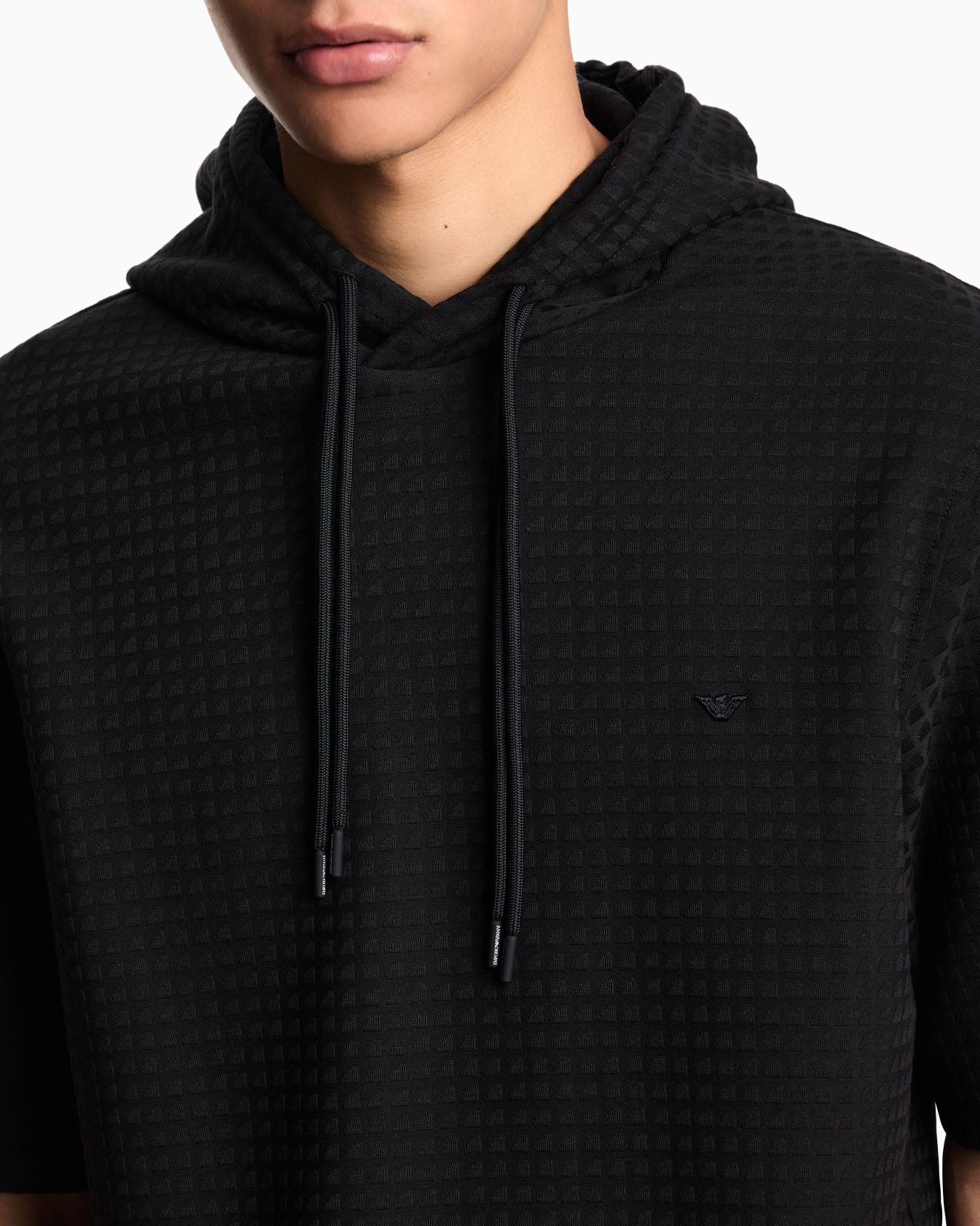 ASV Lyocell-blend jacquard jersey hooded sweatshirt Slide 4