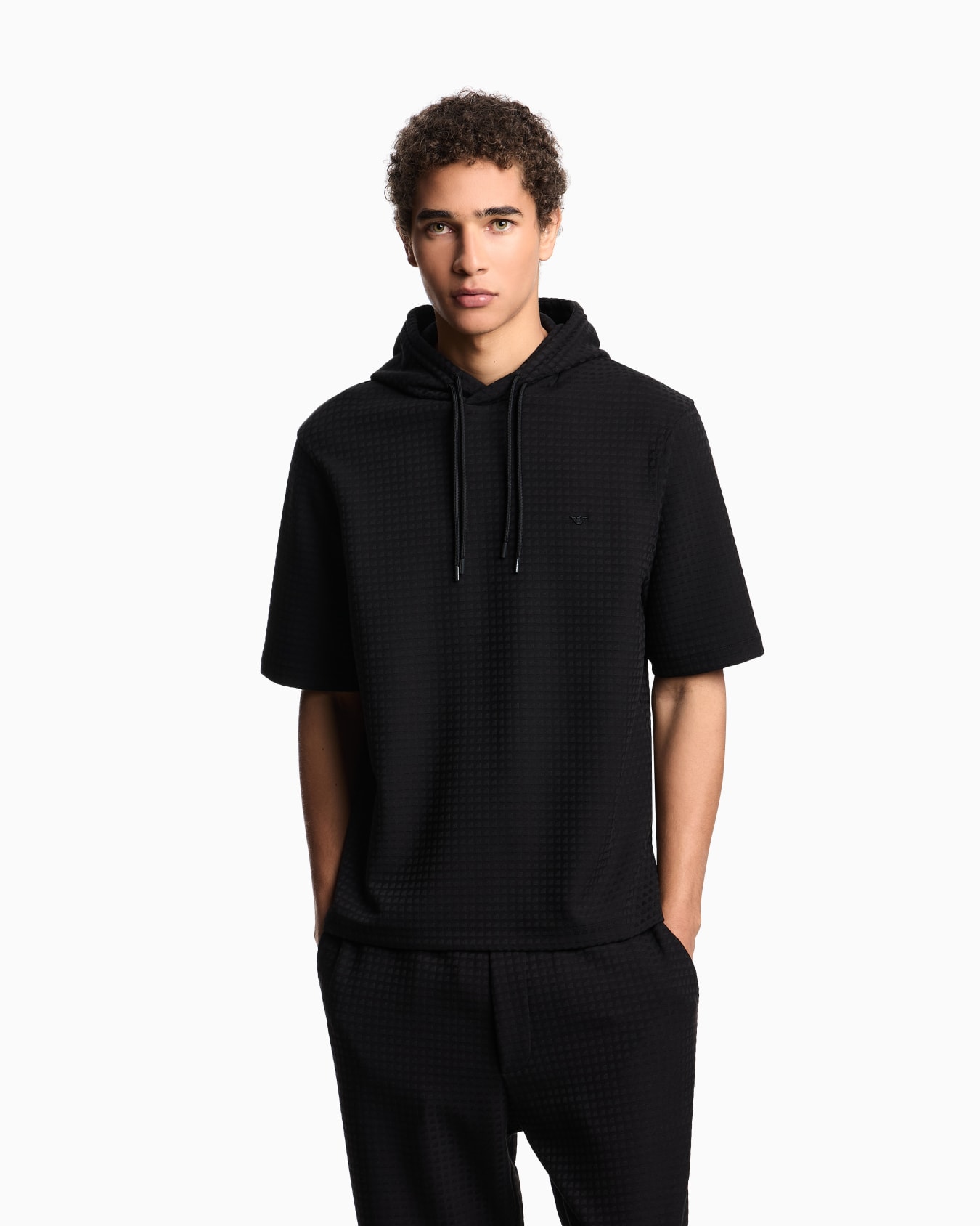 ASV Lyocell-blend jacquard jersey hooded sweatshirt Slide 3