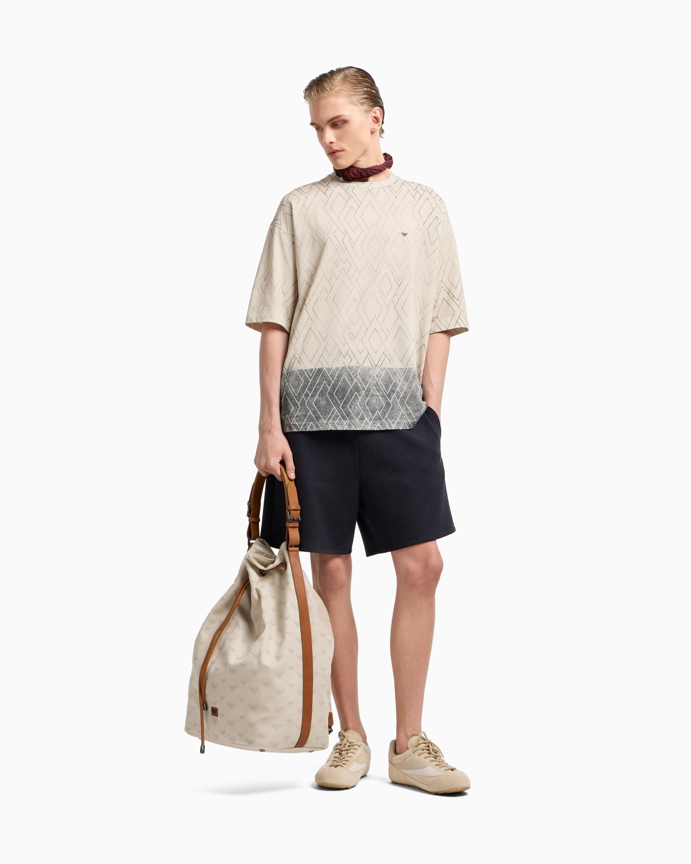 ASV Lyocell-blend jacquard jersey Bermuda shorts Slide 1